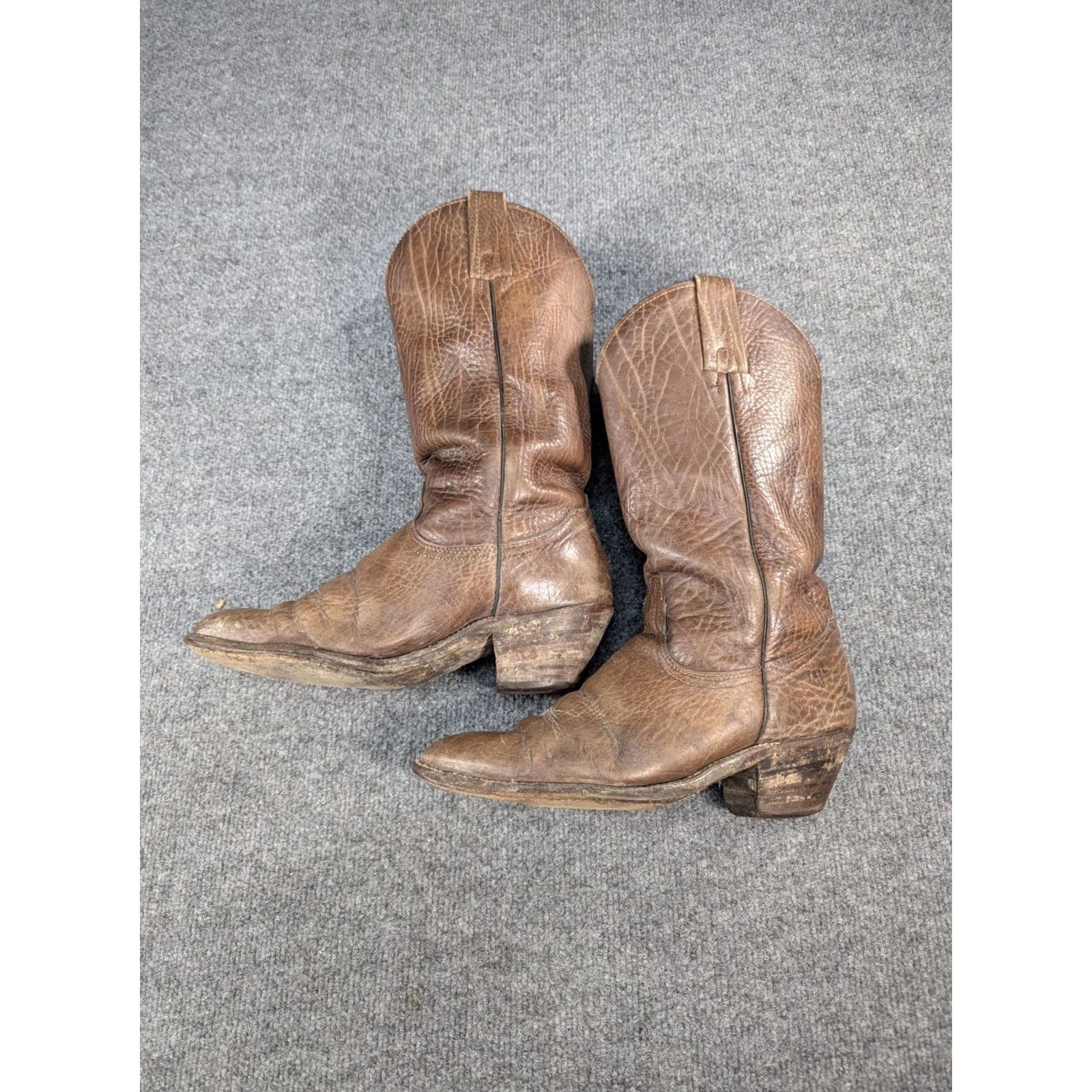 Frye VINTAGE FRYE Boots 3239 Men’s 9.5 D Brown Leather Cowboy Boots RARE USA Frye 3239 Western Cowboy Leather Brown Men 9.5 D USA Vintage Boots Size US 10 / EU 43 - 2 Thumbnail