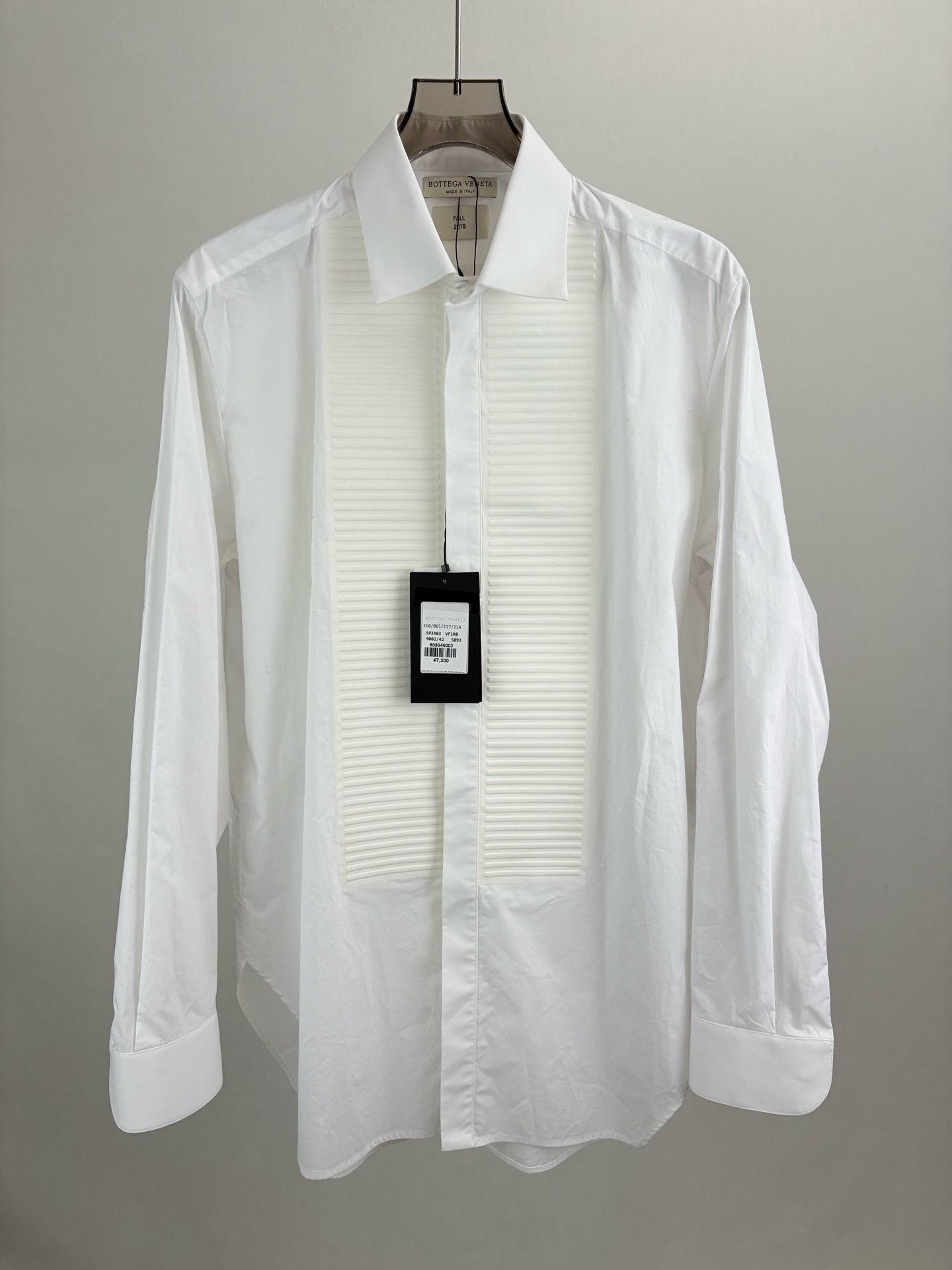 Bottega Veneta Bottega Veneta Pleated Bib Shirt Size L Size US XS / EU 42 / 0 - 1 Thumbnail