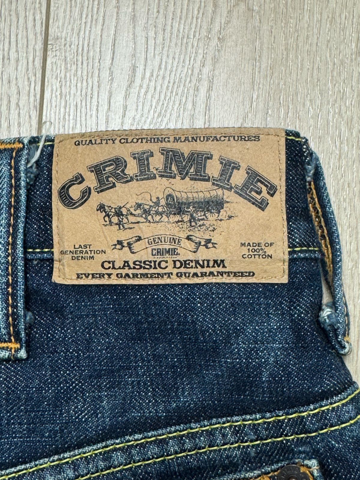 Japanese Brand CRIMIE CXXX-PT03 W31 x L31 Japanese selvedge jeans Size US 31 - 2 Thumbnail