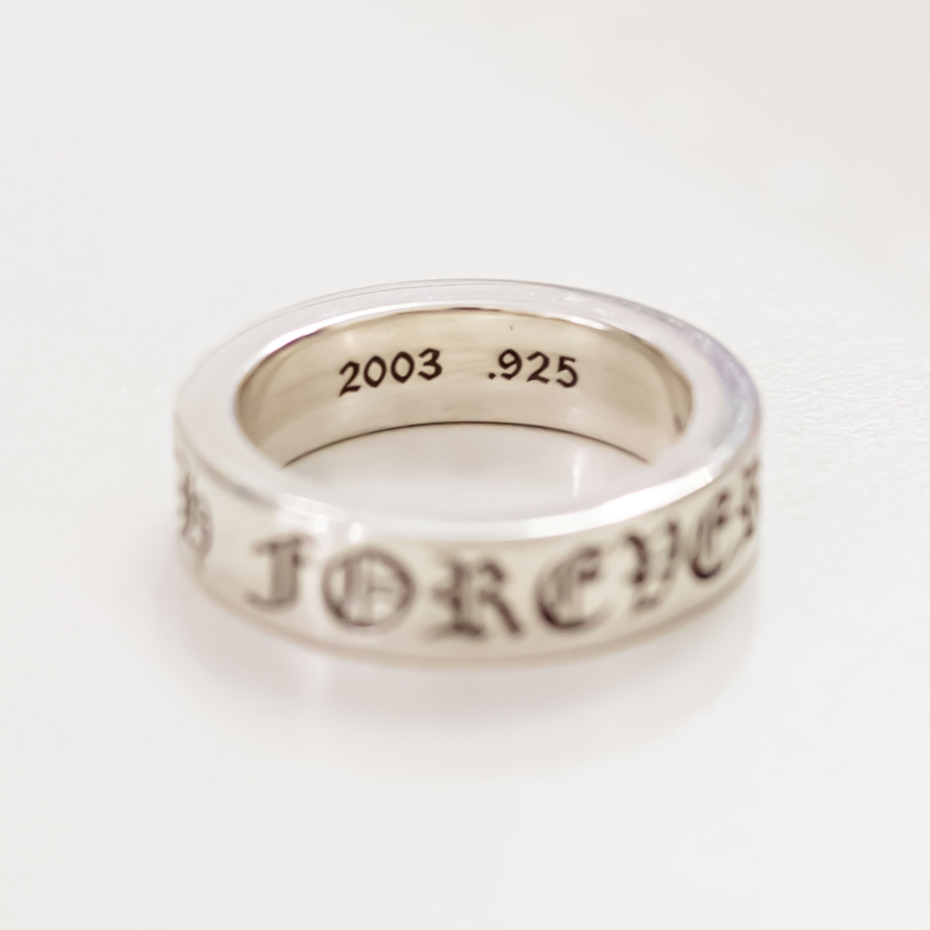 Chrome Hearts Chrome Hearts Forever Spacer Forever Ring Size ONE SIZE - 5 Thumbnail