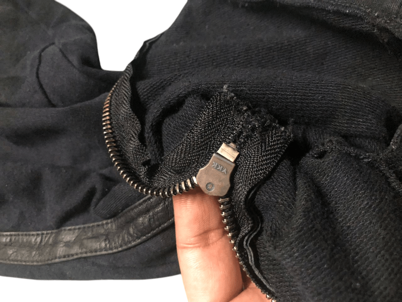 KMRii KMRII 3/4 Joggers Pant Leather Part Rare Design Size US 31 - 14 Thumbnail