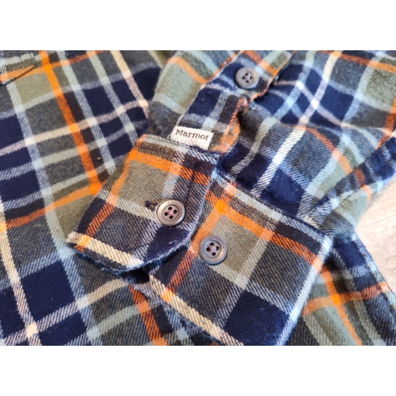 Marmot Marmot Midweight Flannel Shirt Mens L Fairfax Brushed Plaid Button Up Read Model Fairfax Flannel Size US L / EU 52-54 / 3 - 3 Thumbnail