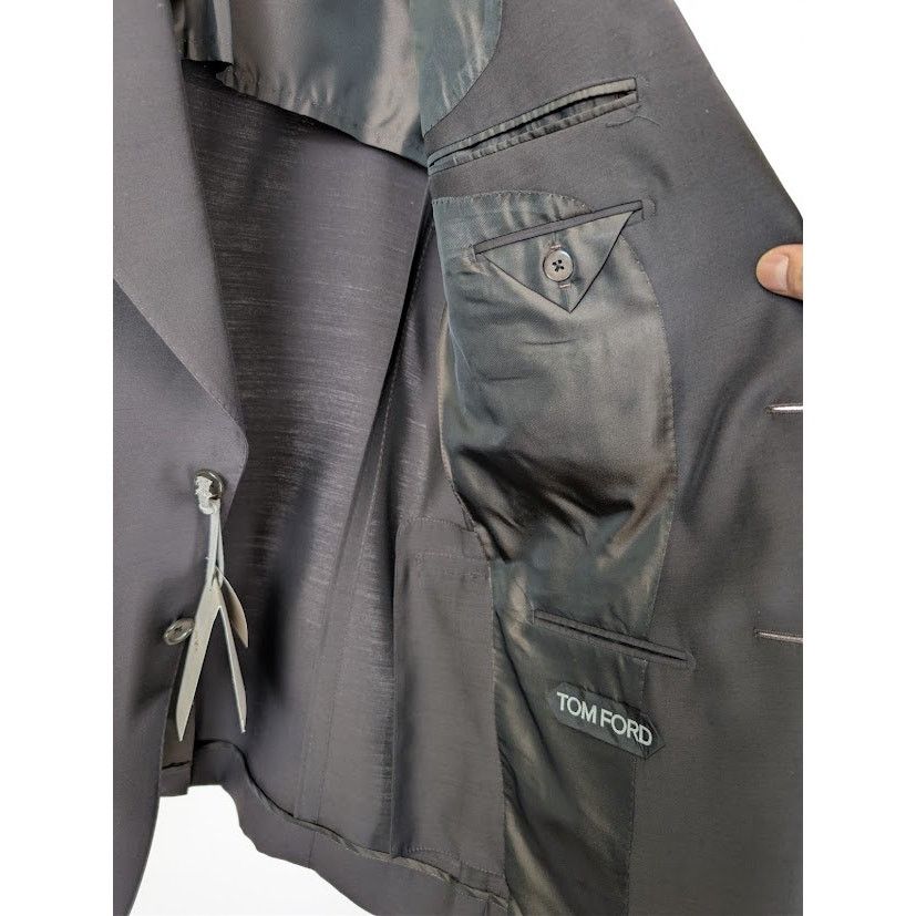Tom Ford o1rshd1 Q:2 / Atticus Blazer Jacket in Black Size US M / EU 48-50 / 2 - 7 Thumbnail