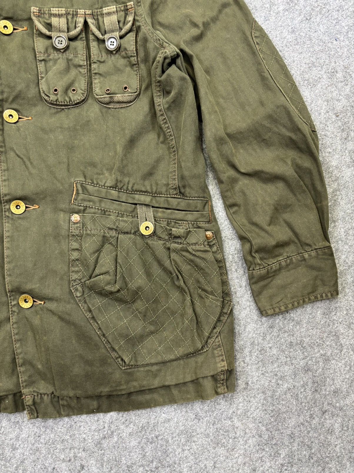 Edwin 💥Archival💥Edwin Guerilla Style HBT Fabric Jacket F919 Size US L / EU 52-54 / 3 - 6 Thumbnail
