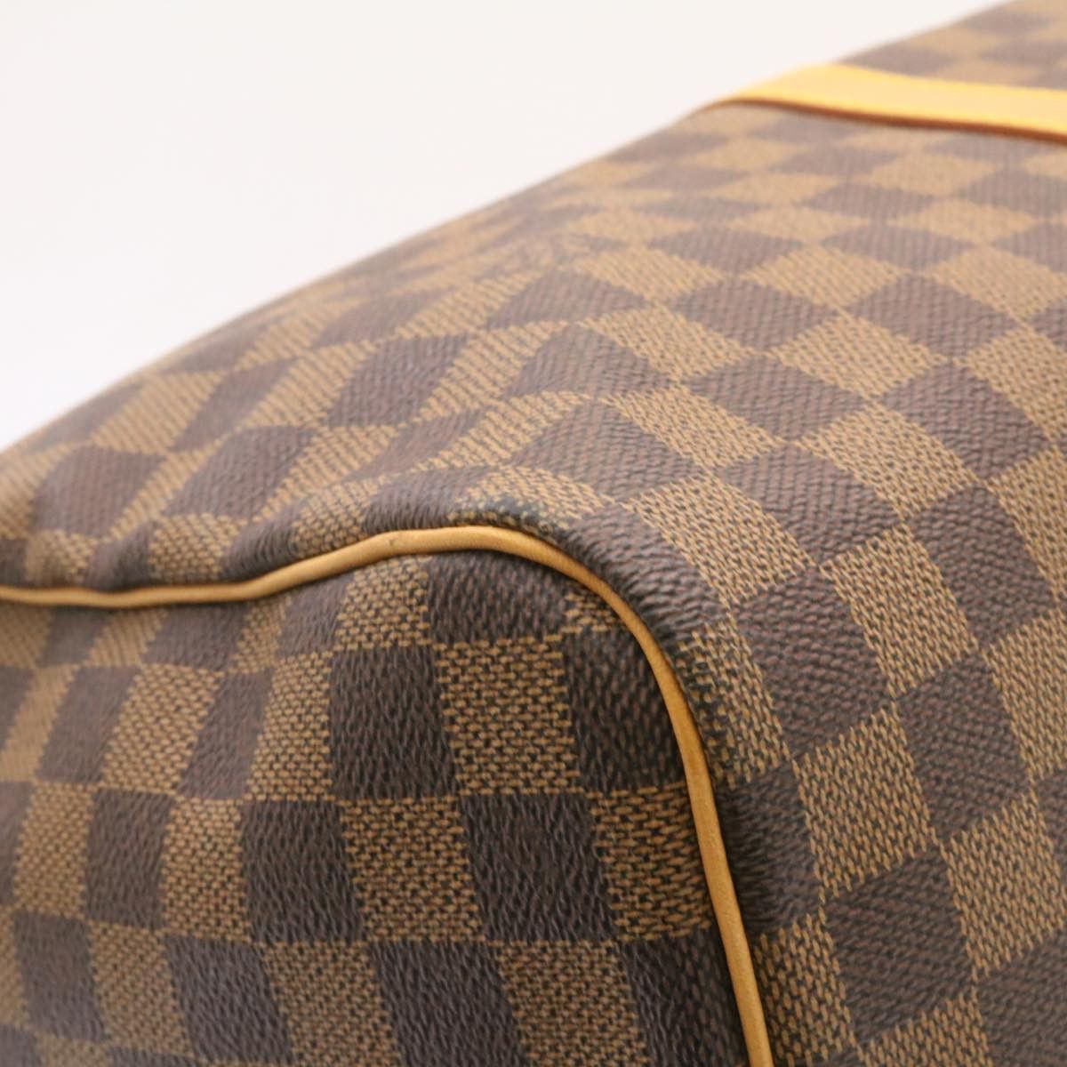 Louis Vuitton LOUIS VUITTON Damier Ebene Keepall 45 Boston Bag Size ONE SIZE - 16 Thumbnail