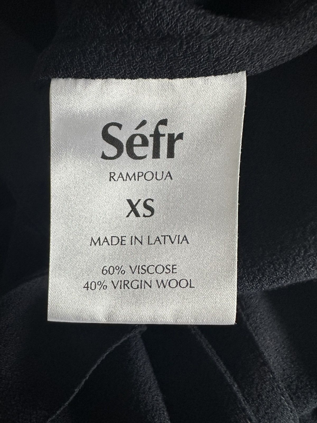 Sefr Séfr Rampoua shirt navy blue Size US XS / EU 42 / 0 - 7 Thumbnail
