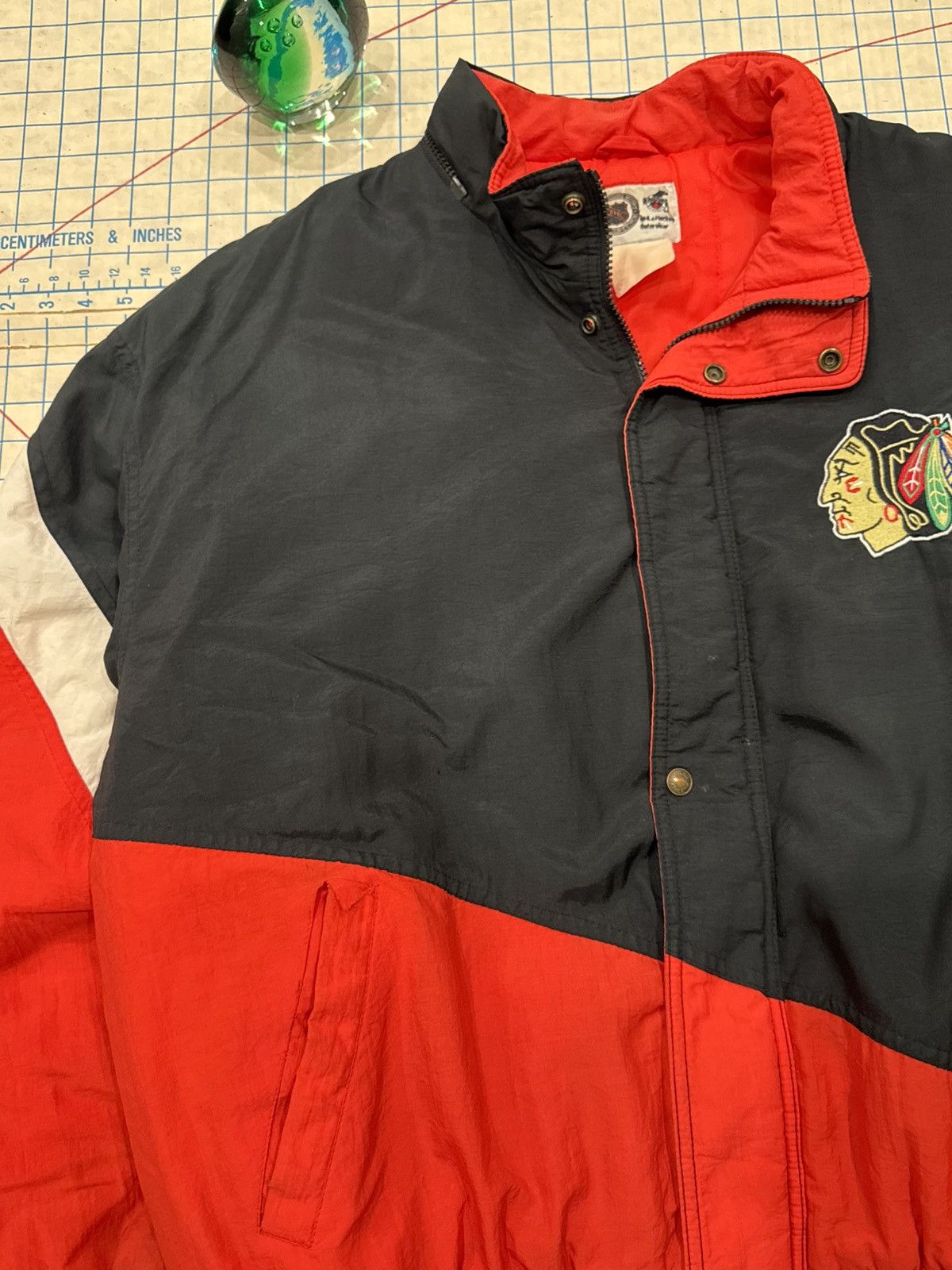 NHL Vintage Chicago Blackhawks NHL Ravens Athletics Jacket XLFit Size US XL / EU 56 / 4 - 4 Thumbnail