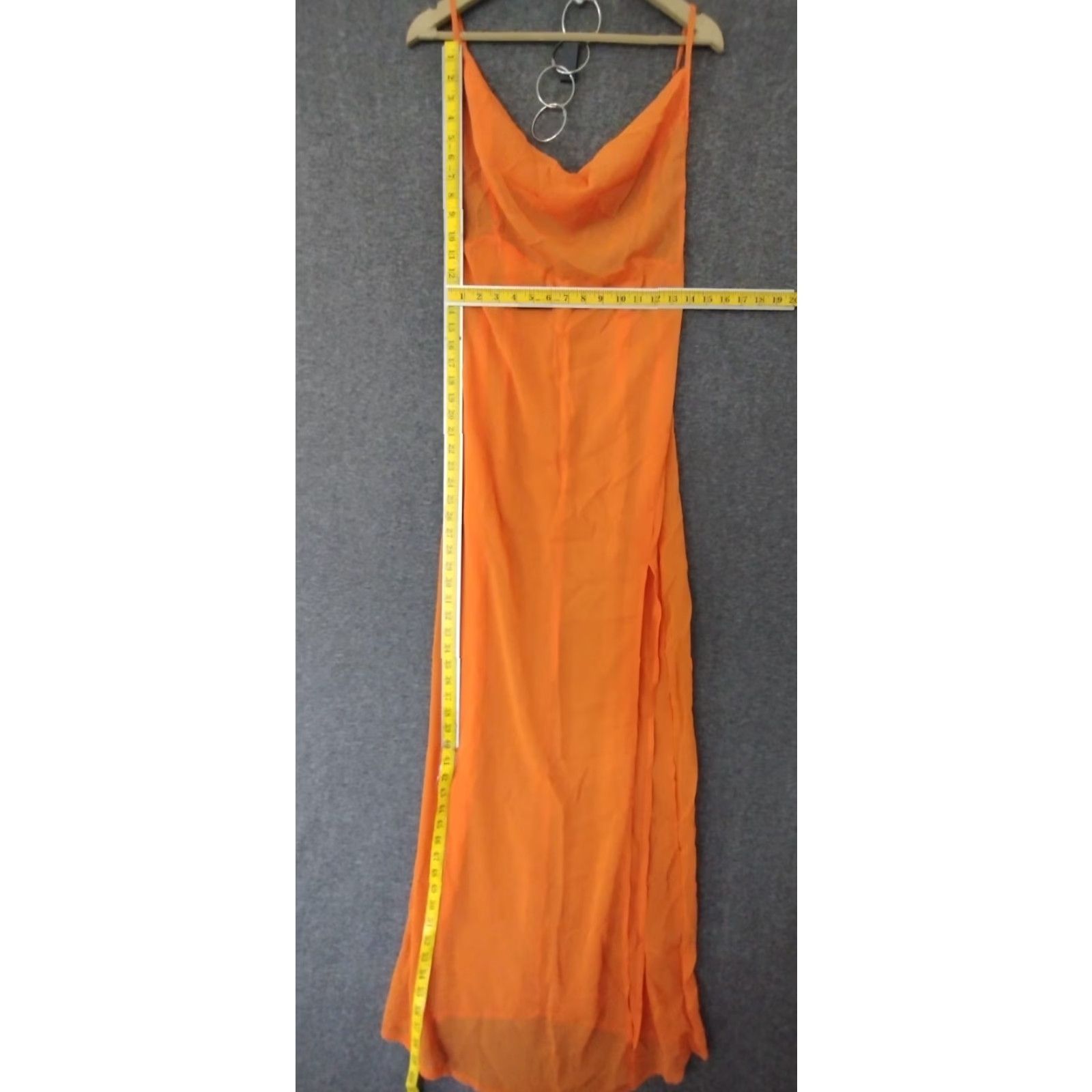 Vintage Toluca Nectar Swim Cover Up Maxi Cowl Neck Sheer Dress M Women's Size M / US 6-8 / IT 42-44 - 4 Thumbnail