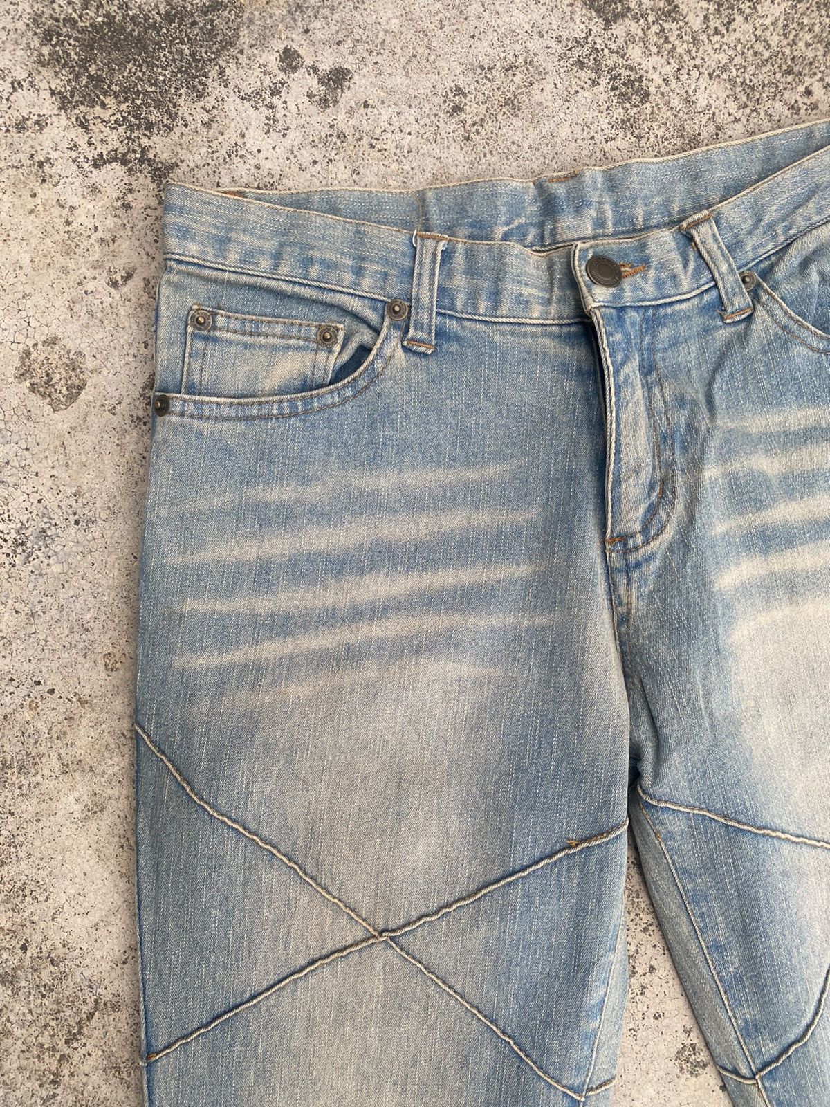 If Six Was Nine × Japanese Brand × Uniqlo Flare Jeans Uniqlo Hagi Mud Clawmark Bootcut Size US 28 / EU 44 - 8 Thumbnail