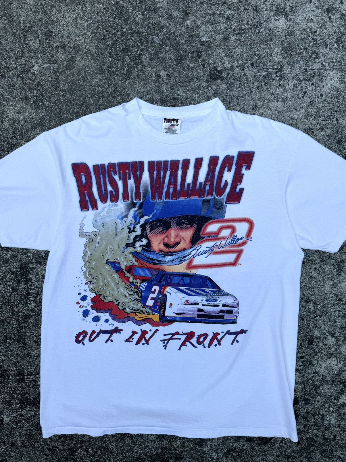 Vintage 1997 Rusty Wallace “Out In Front” NASCAR Shirt XL