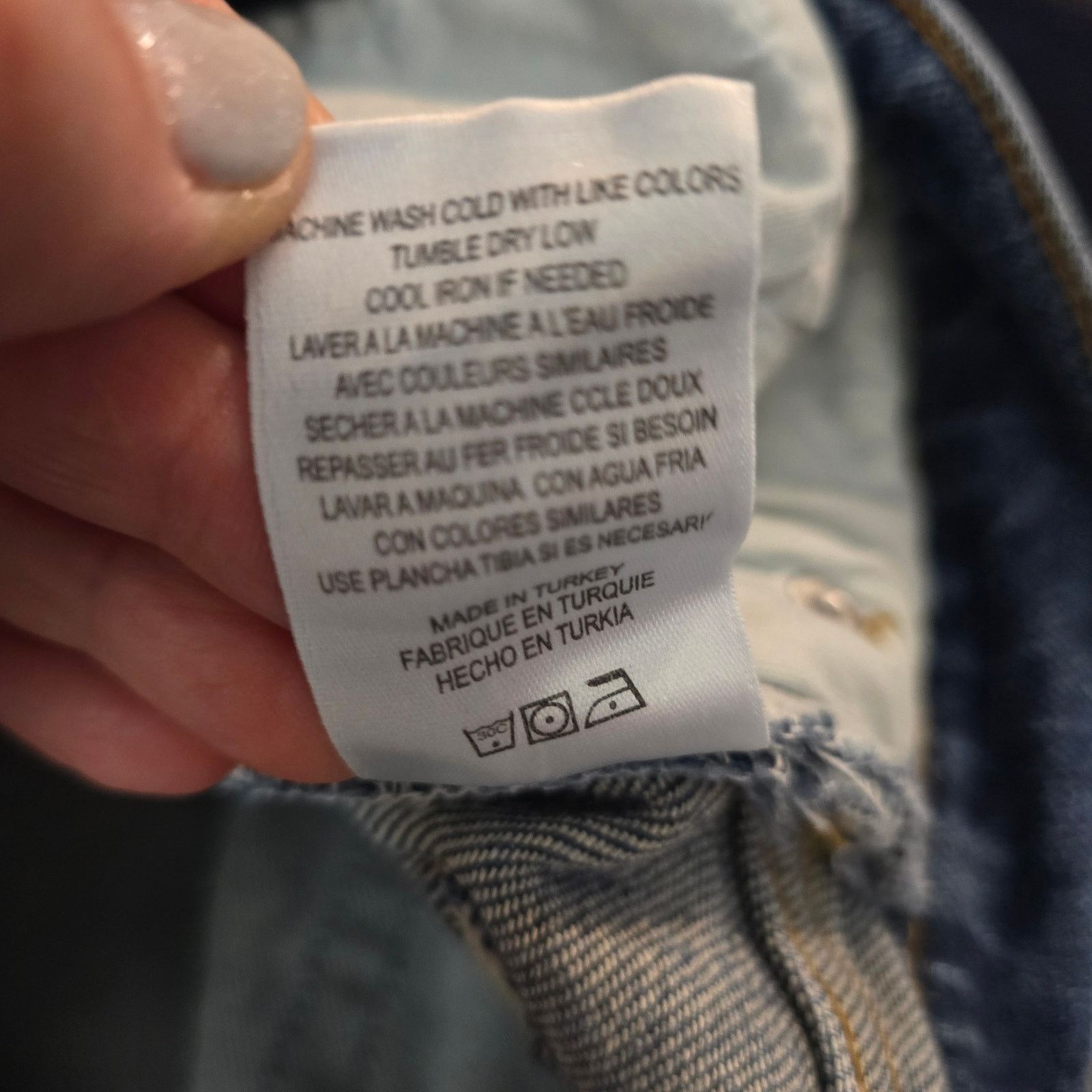 RE/DONE RE/DONE 90s High Rise Ankle Crop ButtonFly Denim Jeans Sz 28 Size 28" / US 6 / IT 42 - 8 Thumbnail