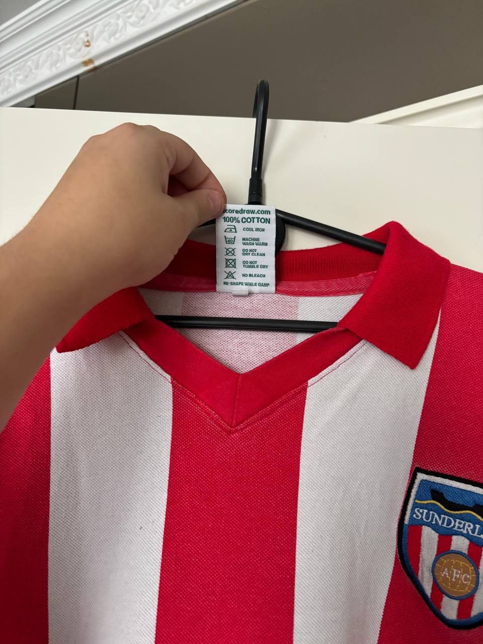Vintage Vintage Sunderland Polo Jersey Football Soccer Score Draw Size US XXL / EU 58 / 5 - 8 Thumbnail