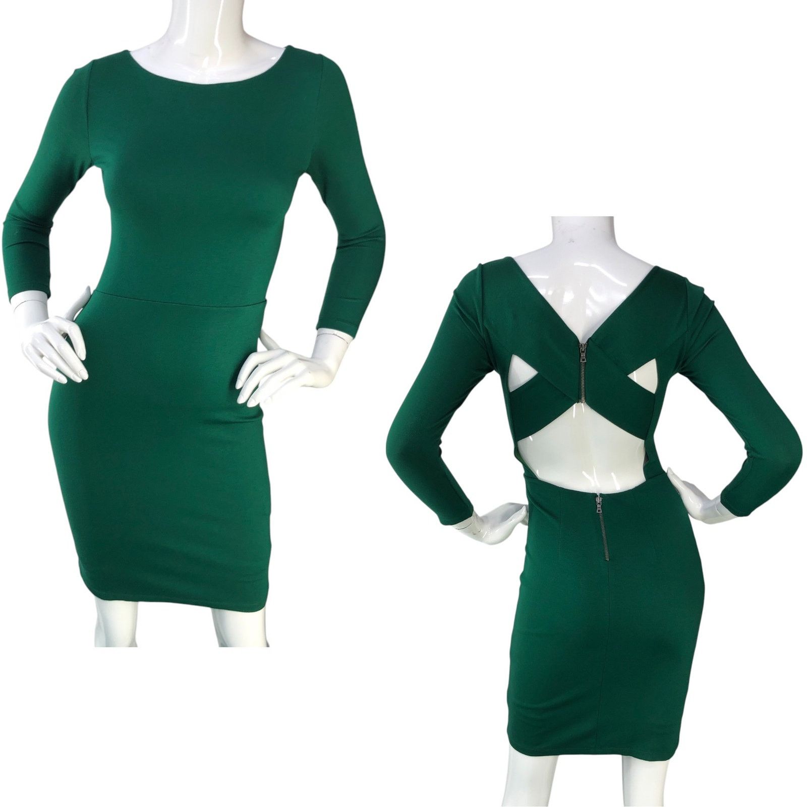 Alice + Olivia Alice + Olivia A+O Size 2 Dress Bodycon Back Cutout Stretch Size XS / US 0-2 / IT 36-38 - 1 Thumbnail