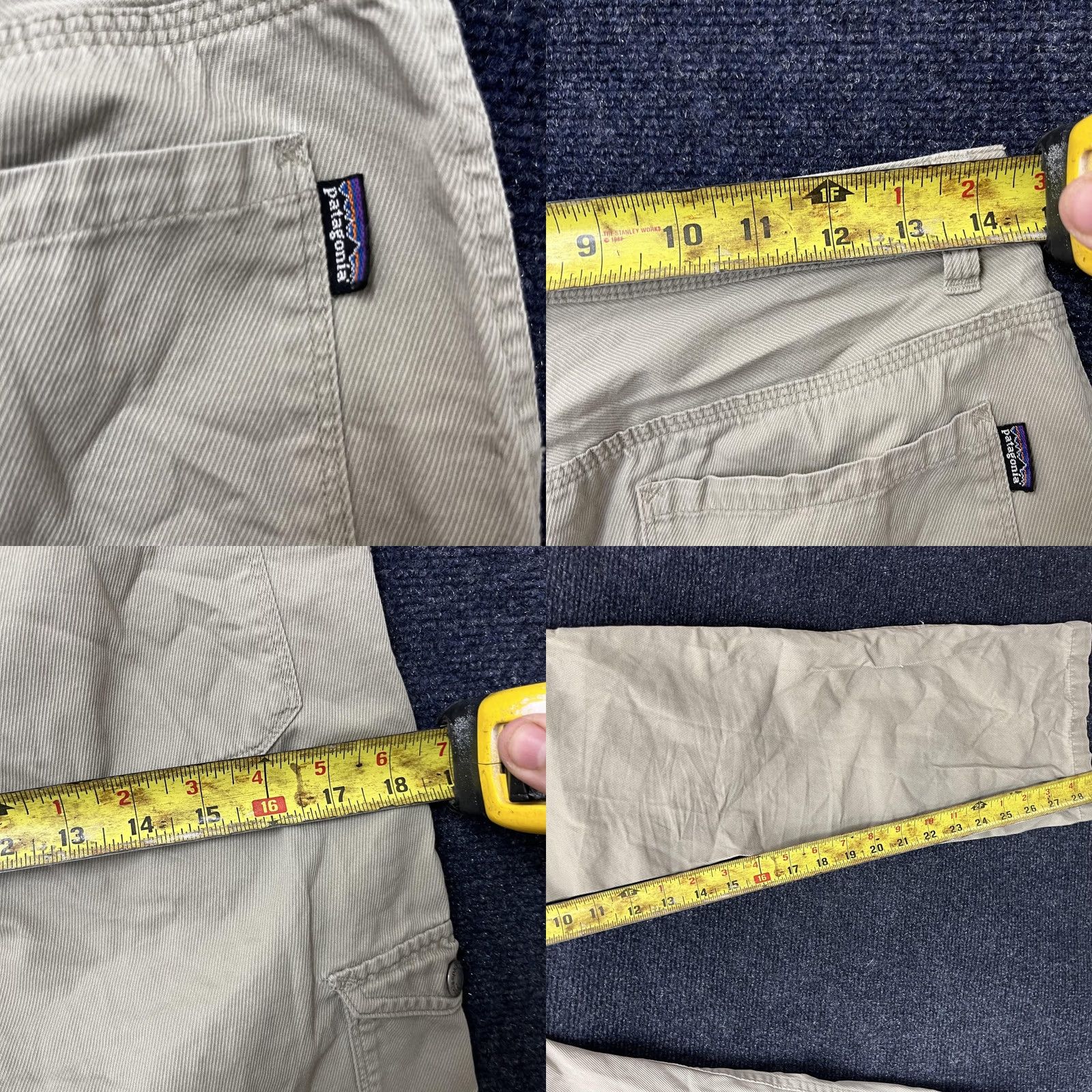 Patagonia Patagonia Cargo Pants Womens 4 Beige Organic Cotton Twill Straight Leg Regular Size 27" / US 4 / IT 40 - 8 Thumbnail