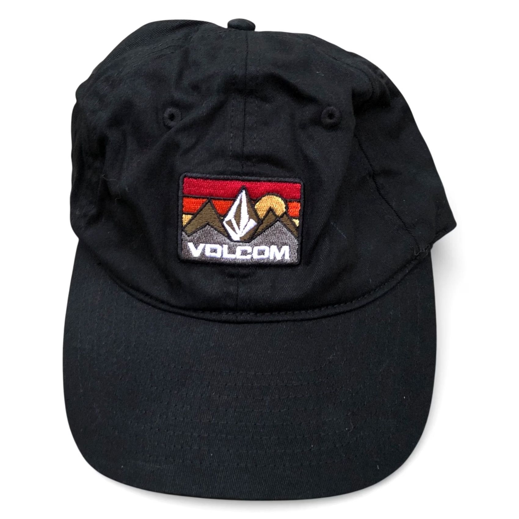 Volcom VOLCOM True to This Strapback Hat Men Black One Size Cap Adjustable Size ONE SIZE - 2 Thumbnail