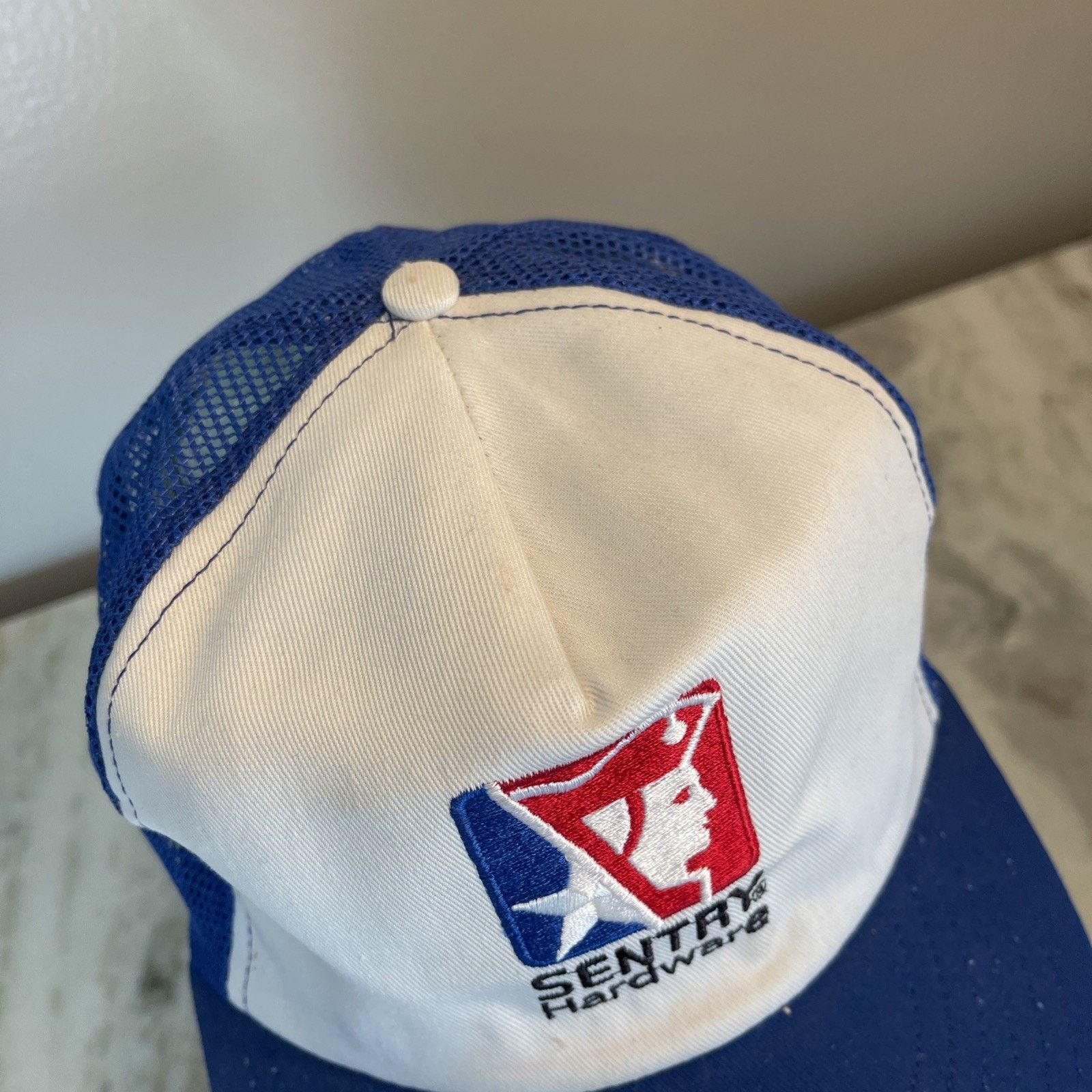 Vintage Vtg SnapBack Trucker Hat Sentry Hardware Cap Made In USA Size ONE SIZE - 4 Thumbnail