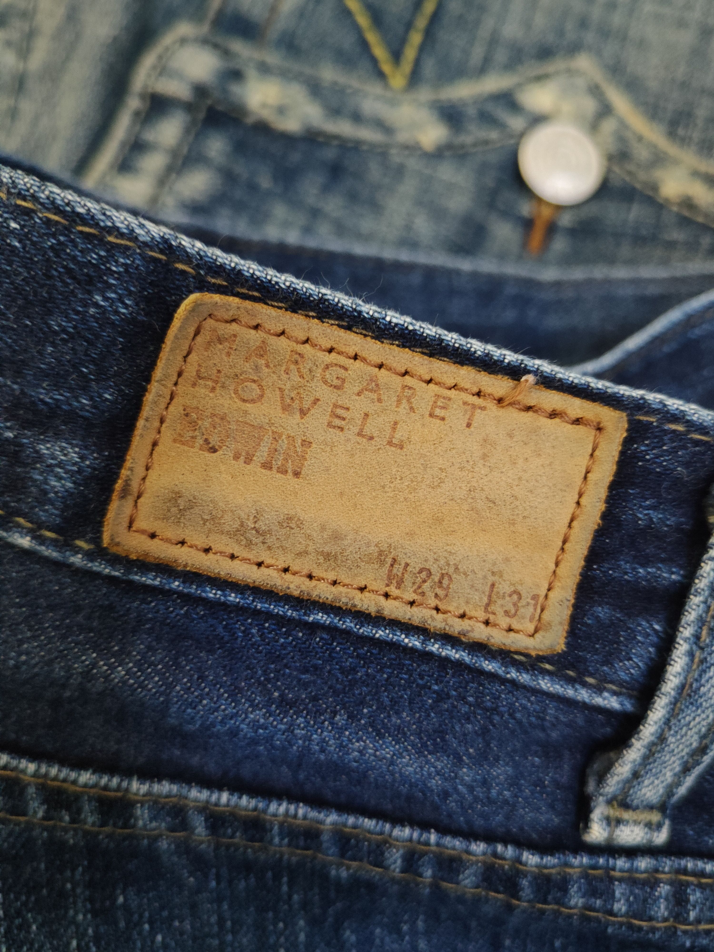 Margaret Howell DL Margaret Howell-Edwin Distressed Ripped Jeans #46-890 Size US 29 - 12 Thumbnail