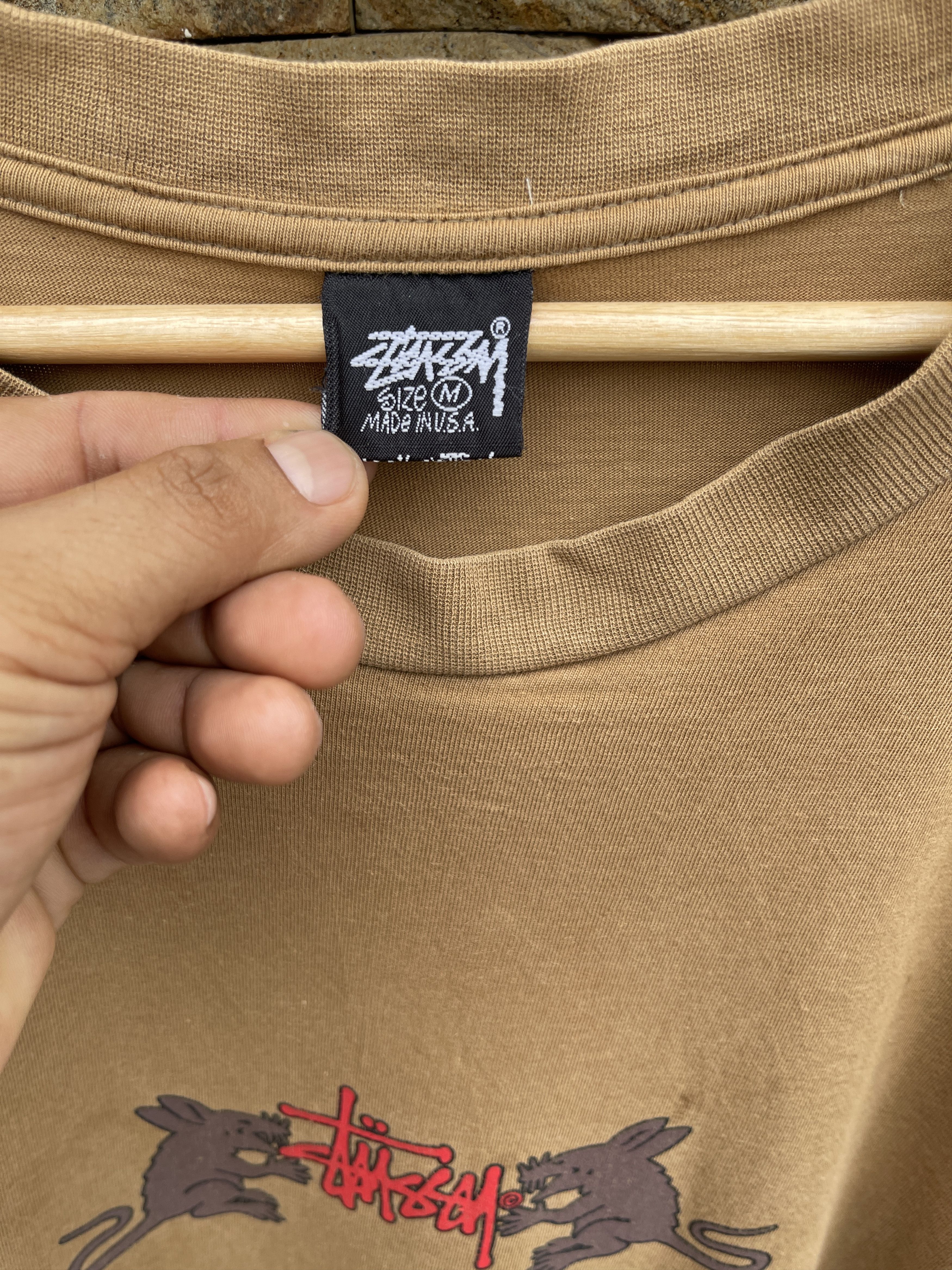 Stussy Very Rare🔥Vintage 80s Stussy Rat Pack Faded Tee Size US M / EU 48-50 / 2 - 5 Thumbnail