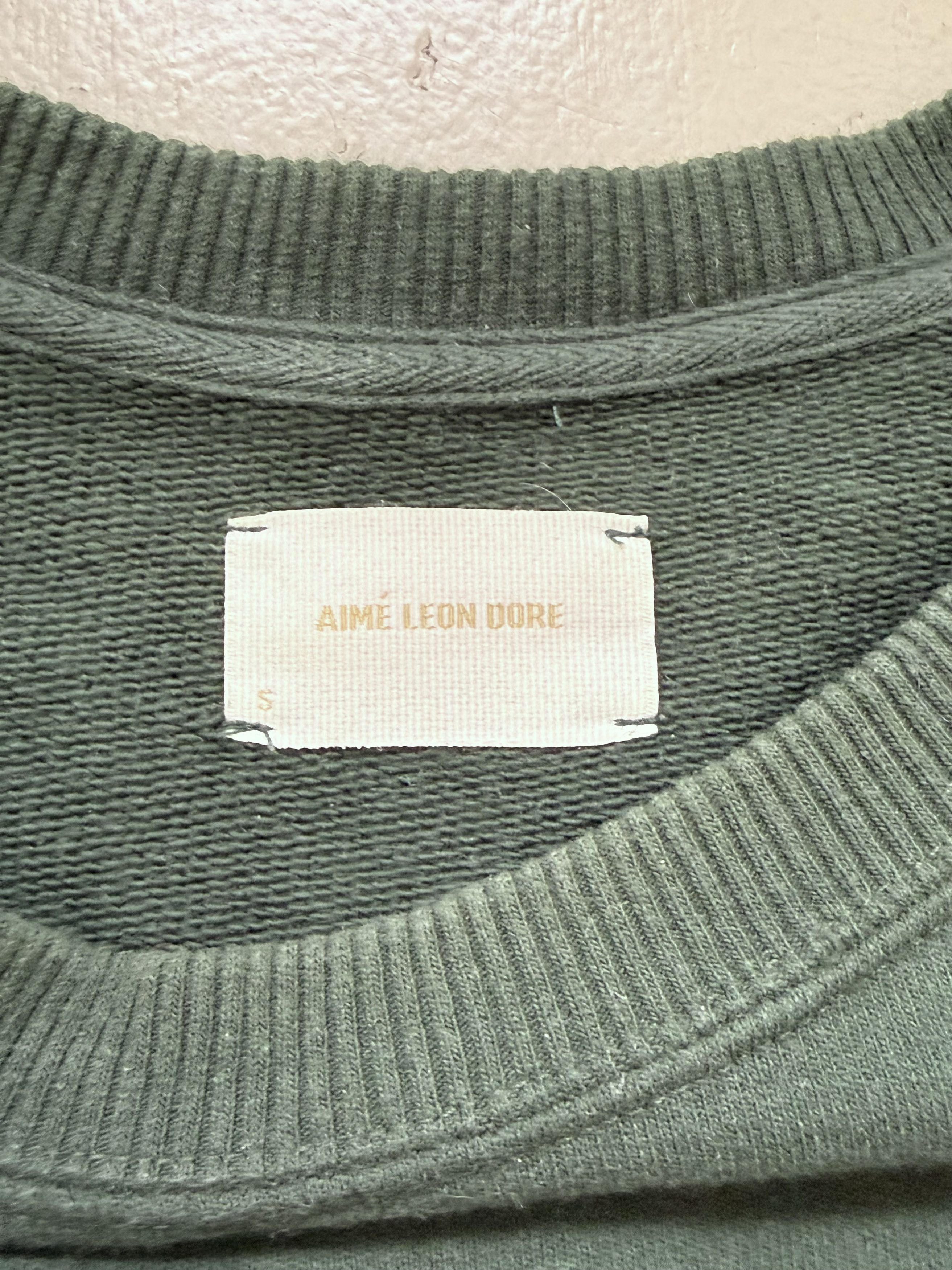 Aime Leon Dore ALD - Olive Green Sweatshirt Size US S / EU 44-46 / 1 - 3 Thumbnail