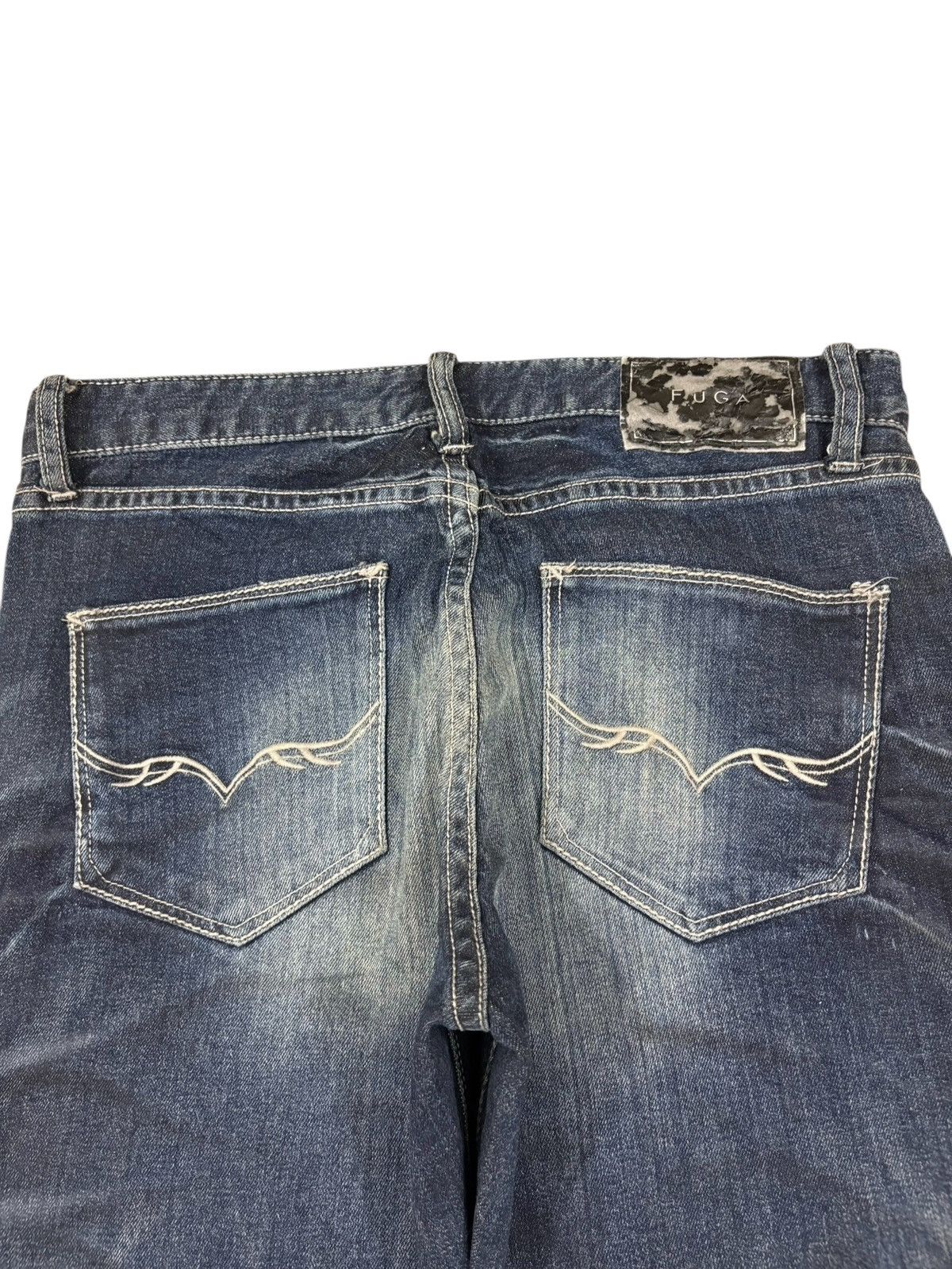 Levi's Vintage Japanese Fuga Stacked Indigo Wash Slim Jeans Size US 30 / EU 46 - 7 Thumbnail