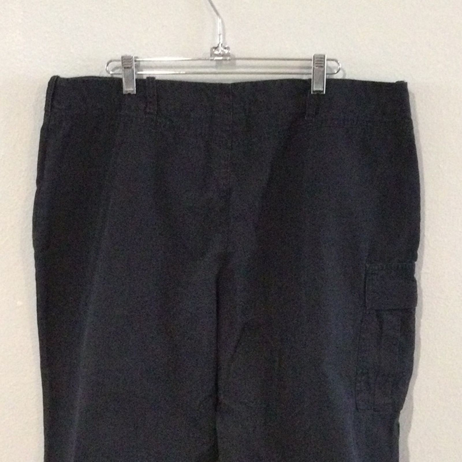 Other Fashion Bug Black Front Zipper Pockets Capri Pant Size 16 Size 38" / US 16 / IT 52 - 5 Thumbnail