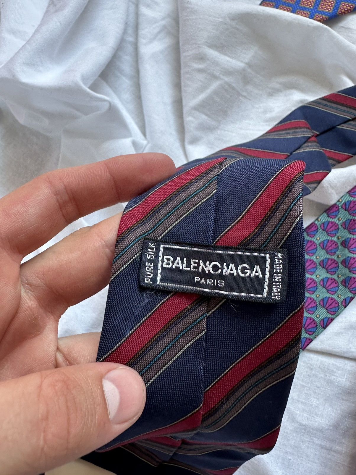 Balenciaga × Vintage Balaciaga tie silk Size ONE SIZE - 4 Thumbnail