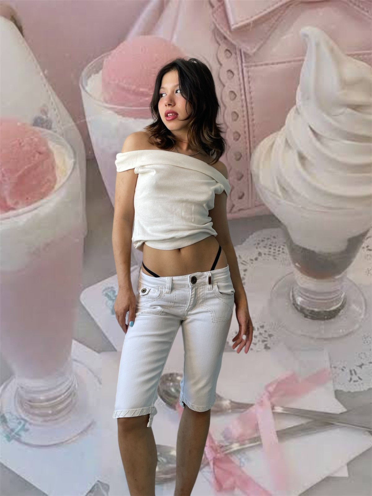 Vintage y2k capri Size 24" / US 00 / IT 34 - 1 Thumbnail