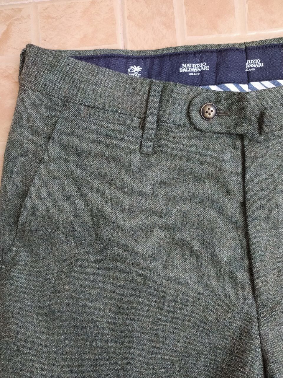 Maurizio Baldassari MAURIZIO BALDASSARI WOOL CROPPED PANTS TROUSERS SIZE 48 Size US 30 / EU 46 - 3 Thumbnail