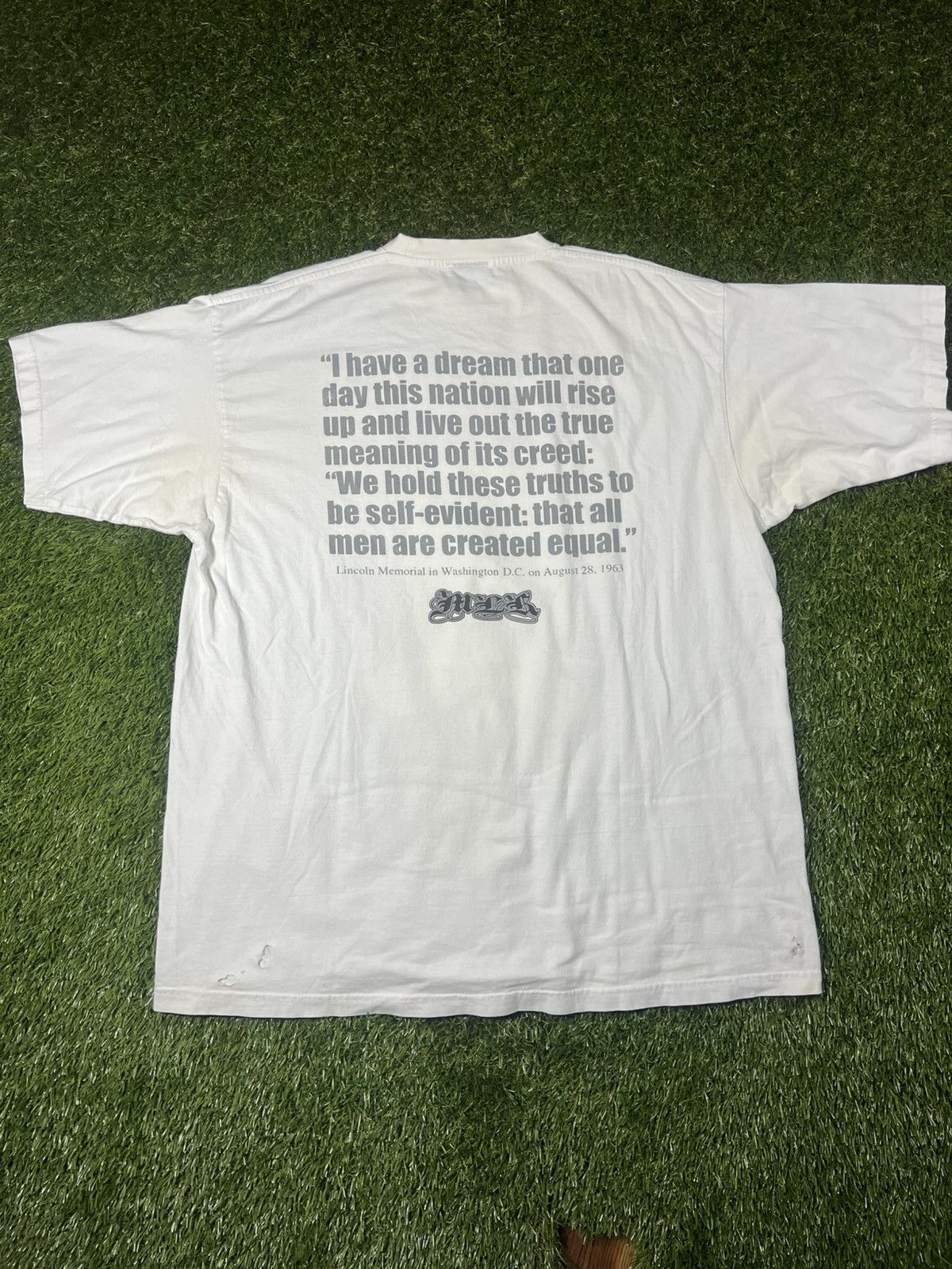 Vintage Vintage Y2K Black Heritage Martin Luther King Jr History Tee Size US XXL / EU 58 / 5 - 2 Thumbnail