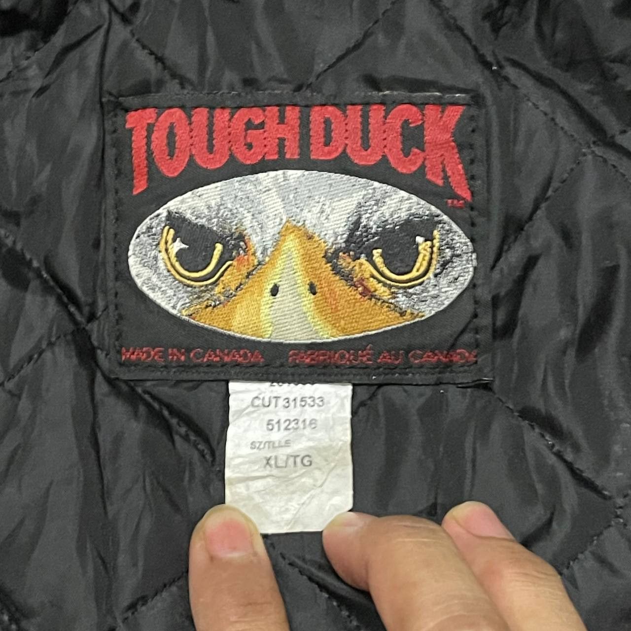 Vintage Vintage Tough Duck Canvas Workwear Jacket Size US XL / EU 56 / 4 - 12 Thumbnail
