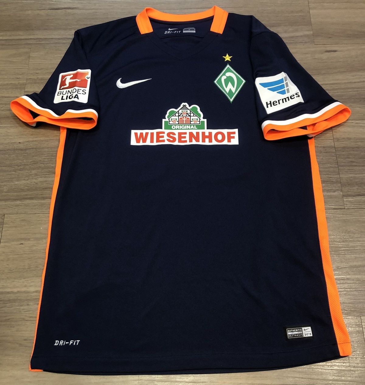 image of Nike x Soccer Jersey Werder Bremen 15/16 Away Shirt 21 Ujah in Purple, Men's (Size Medium)