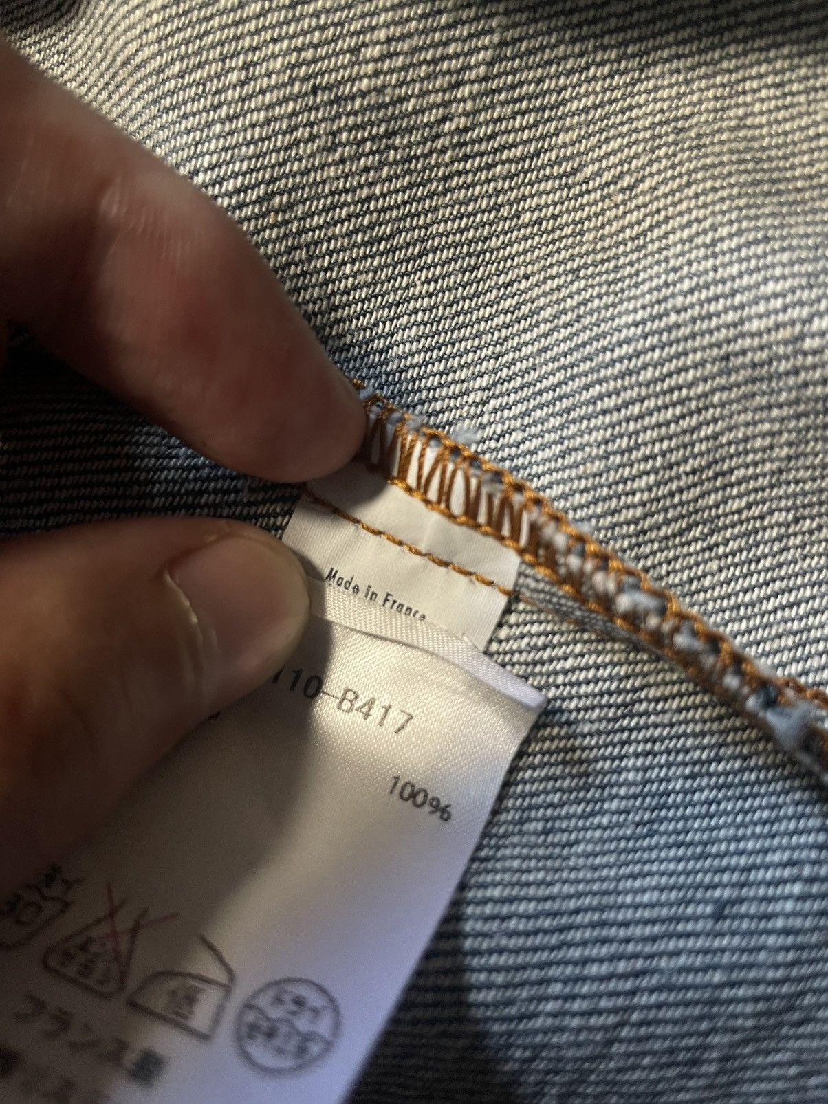 Balmain AW 10/11 Decarnin Era Balmain Distressed Western Denim Shirt Size US M / EU 48-50 / 2 - 6 Thumbnail