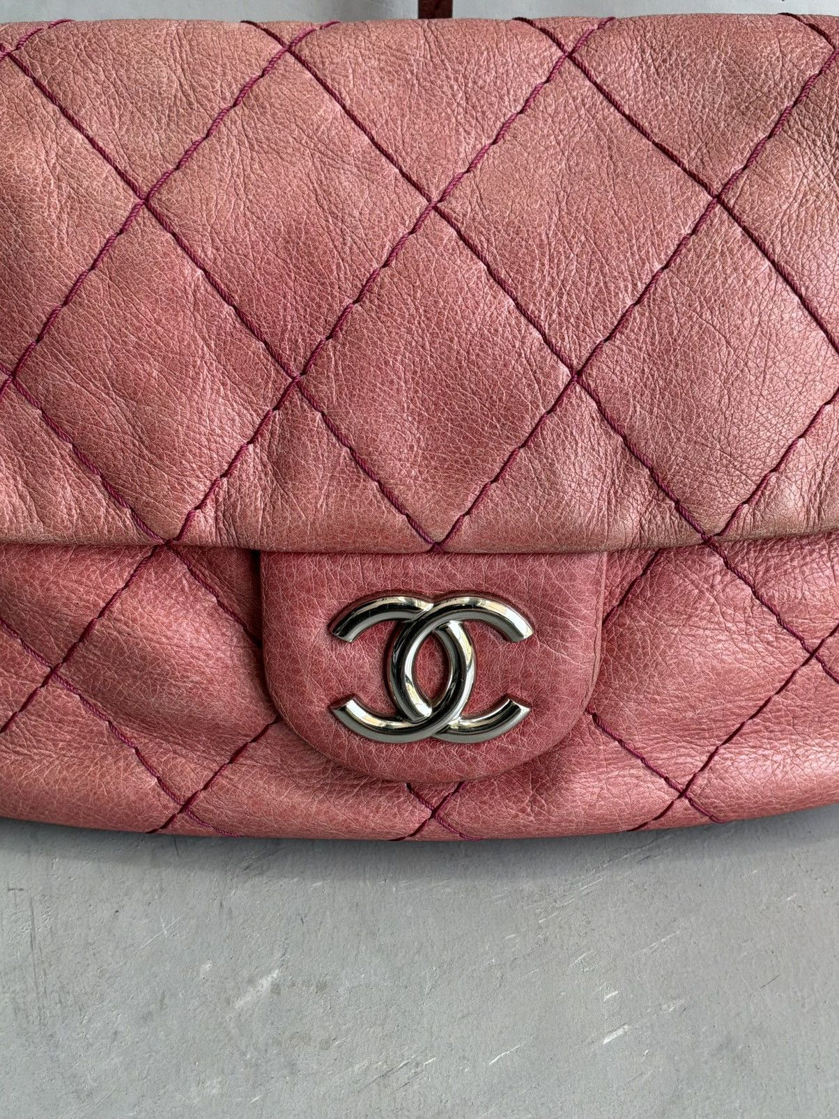 Chanel Chanel - On The Road - Quilted Lambskin Flap Shoulder Bag Size ONE SIZE - 3 Thumbnail
