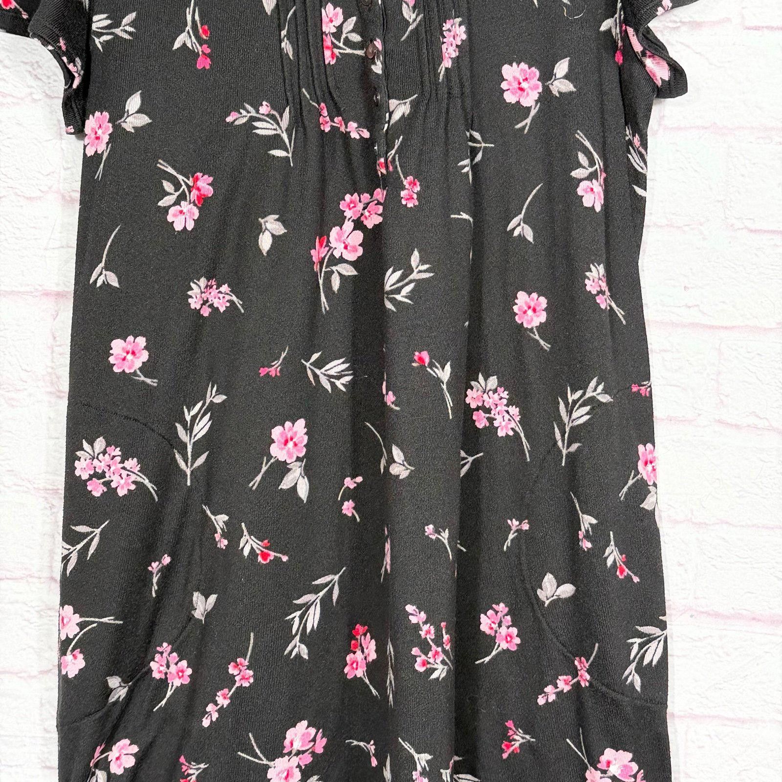 Aria Aria Collection Floral Print Nightgown Size XL Size ONE SIZE - 2 Thumbnail