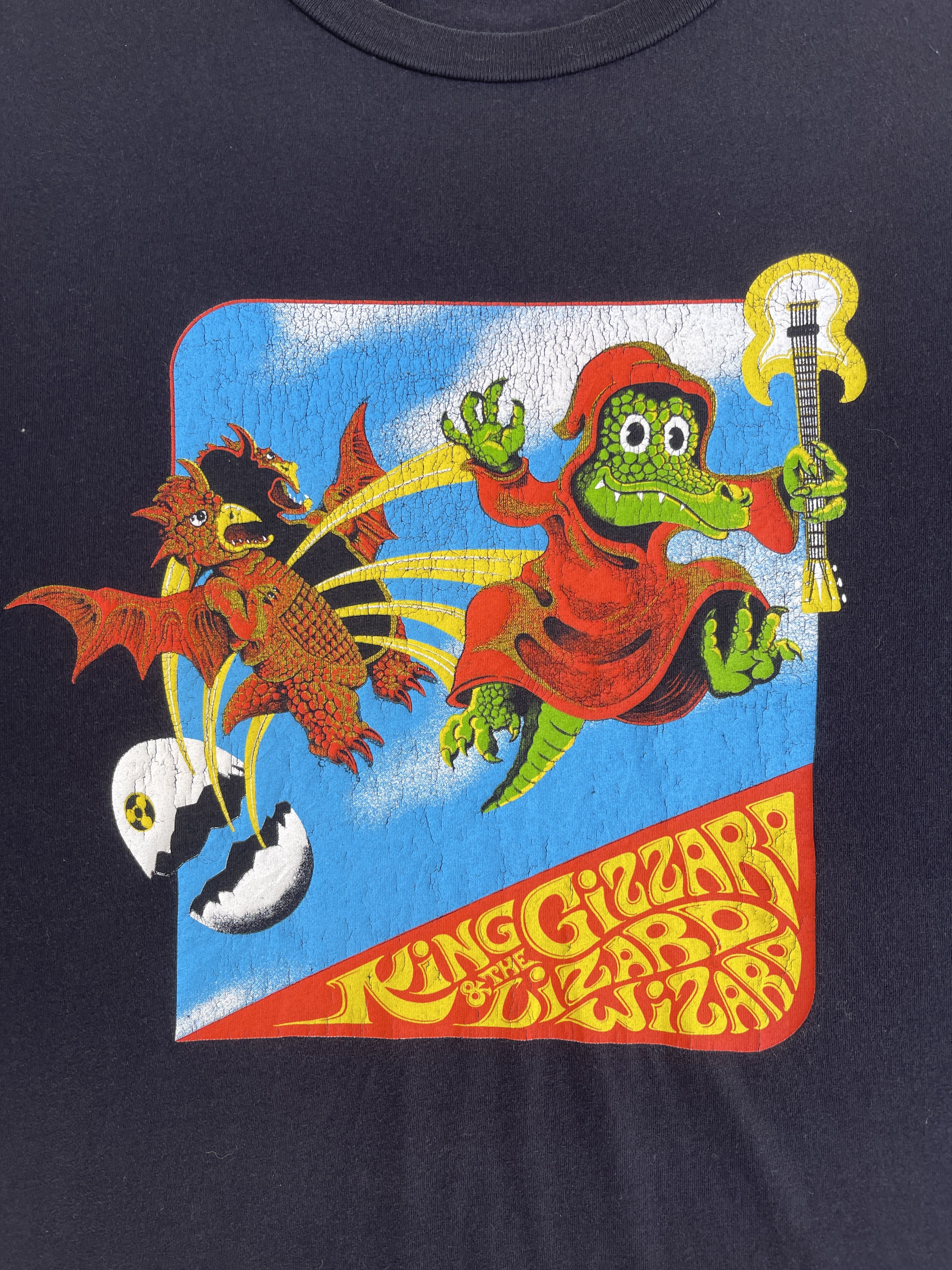 Band Tees × Vintage LastDrop🔥Rare🔥Vtg King Gizzard & The Lizzard Wizard Band Tee Size US L / EU 52-54 / 3 - 8 Thumbnail
