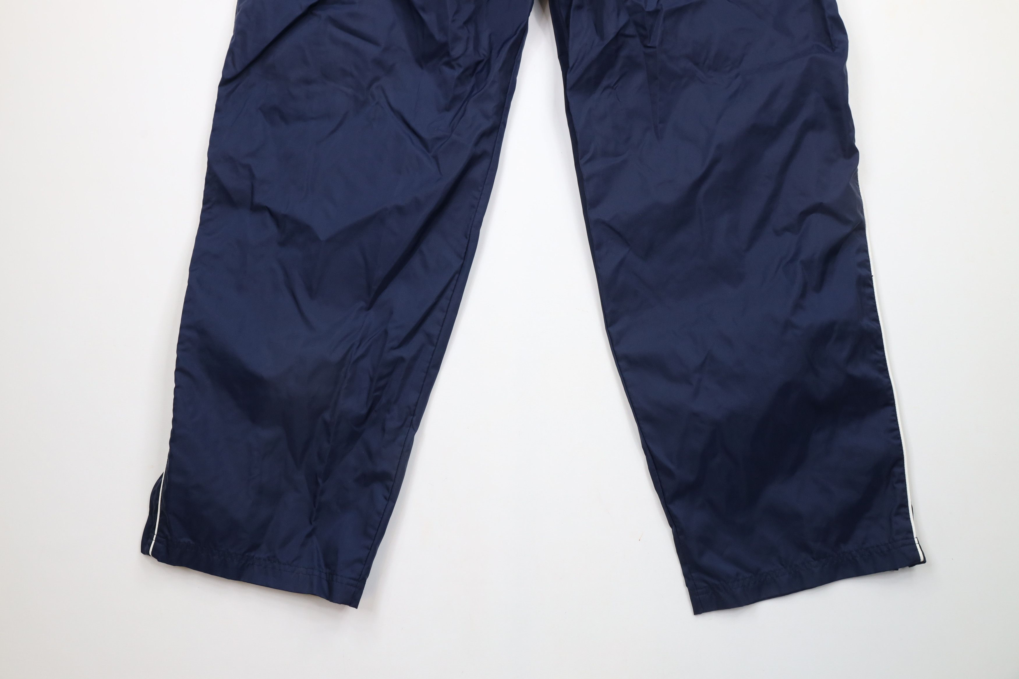 Nike × Vintage Vintage Nike Travis Scott Mini Swoosh Wide Leg Pants Blue Size US 36 / EU 52 - 14 Thumbnail