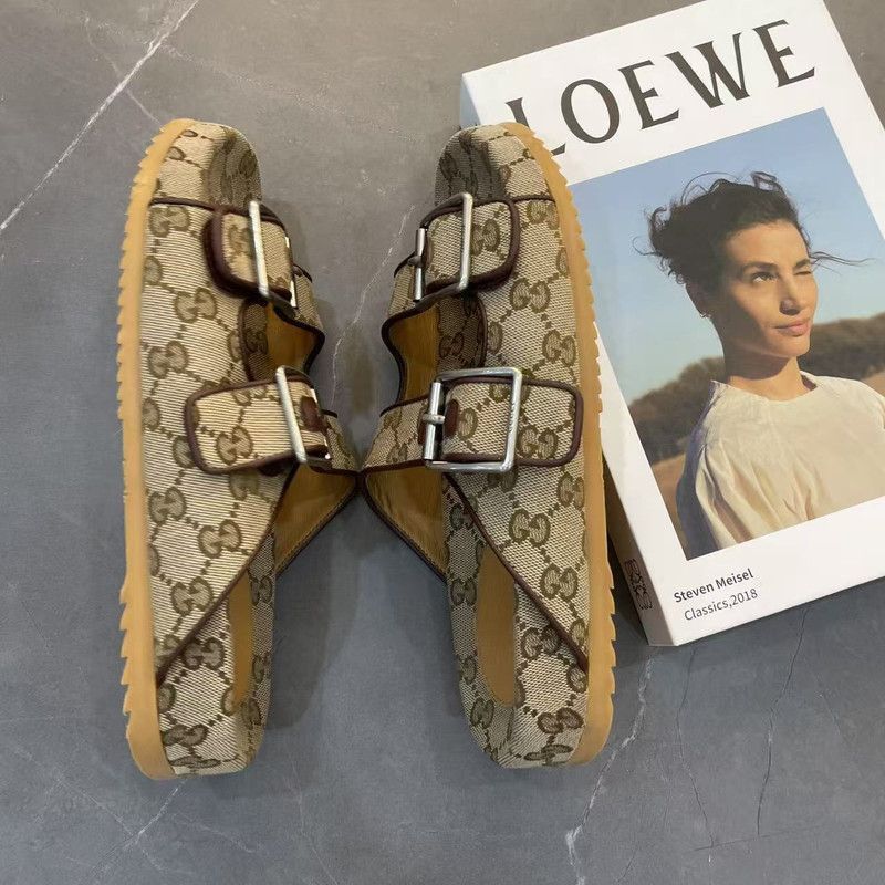 Gucci Gucci Double G Logo Buckle Slide Sandals - Size US 7.5 / EU 40-41 - 7 Thumbnail