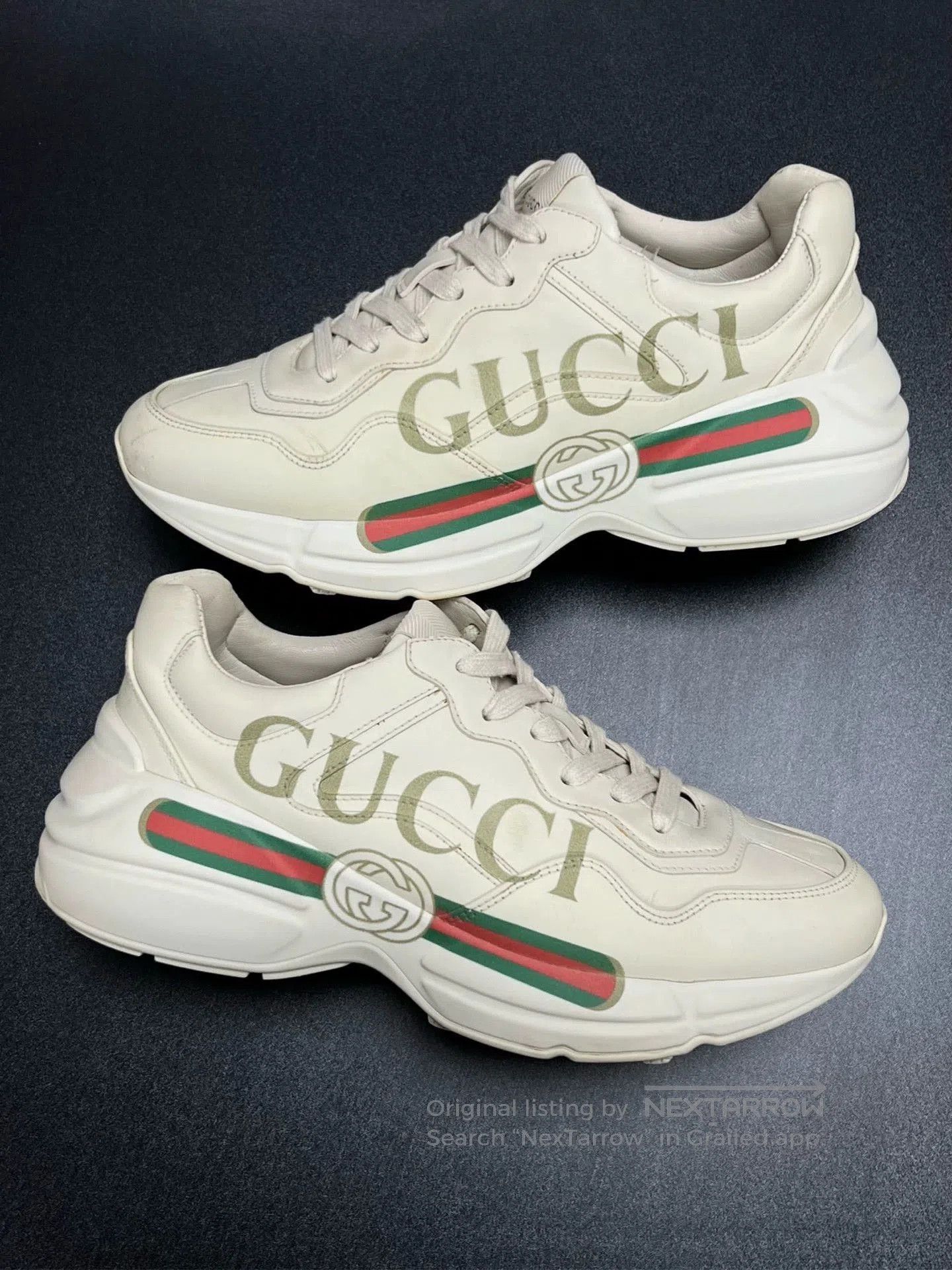 Other gucci rhyton logo dad sneakers size 38. Size US 5.5 / EU 38 - 5 Thumbnail