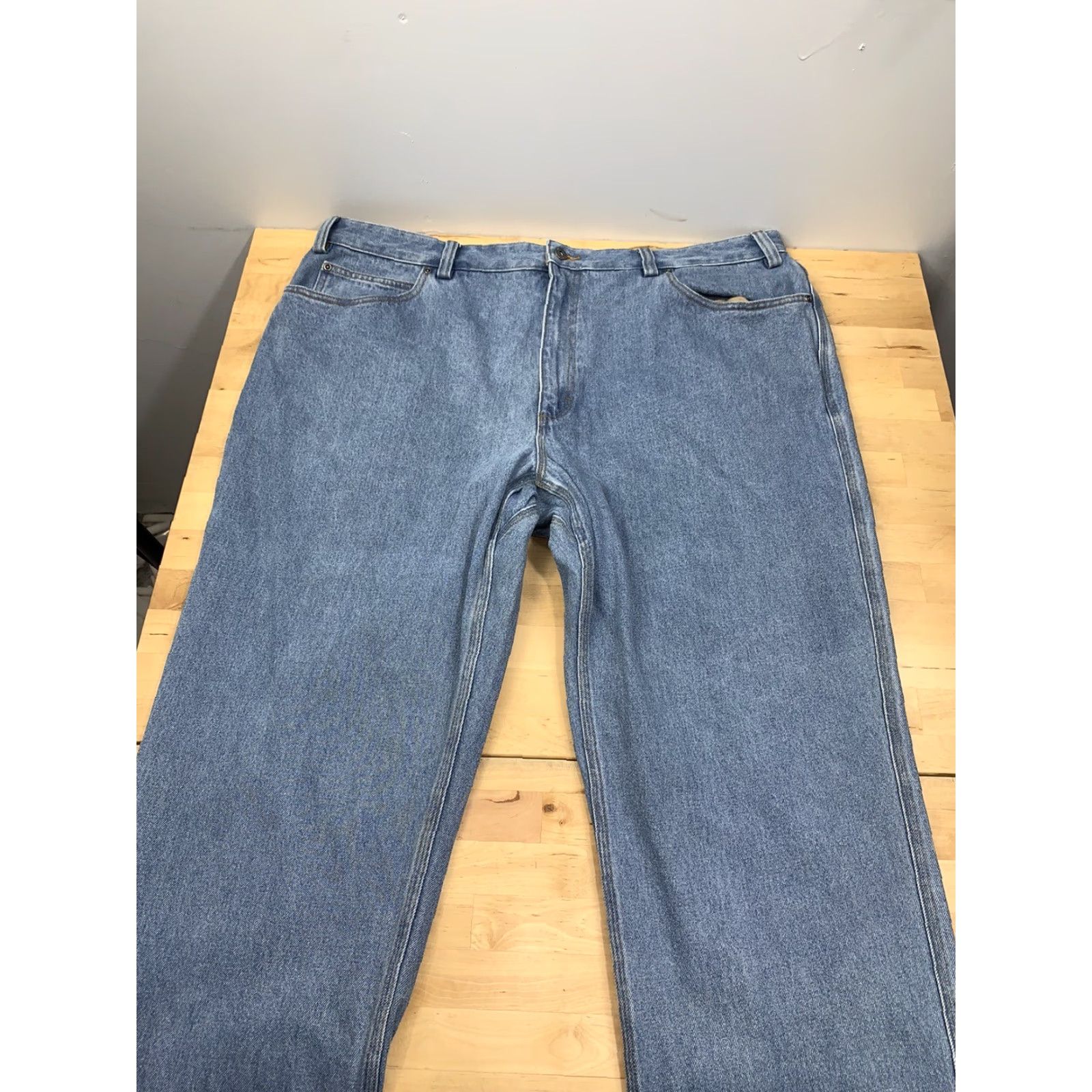 CO Duluth Denim Jeans 44x34 Jeans Men Duluth Denim Blue Regular Straight Workwear 44 34 Mens Size US 44 / EU 60 - 2 Thumbnail