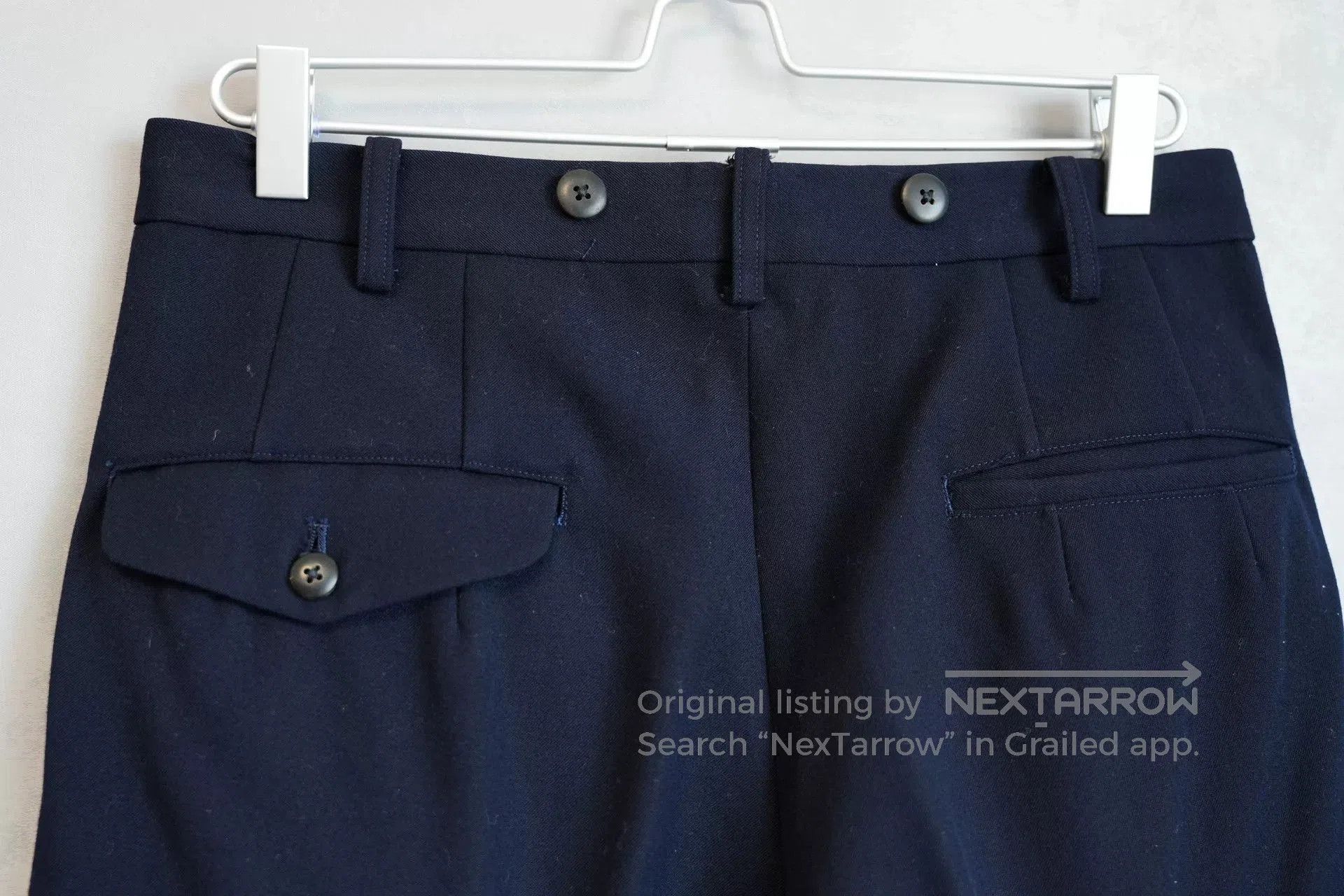 Yohji Yamamoto Yohji Yamamoto 88AW Straight Wool Pants. Size US 26 / EU 42 - 4 Thumbnail