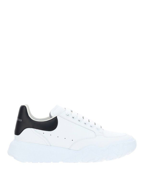 Alexander McQueen o1w1db10725 Court Trainer in White Size US 8 / EU 41 - 1 Thumbnail