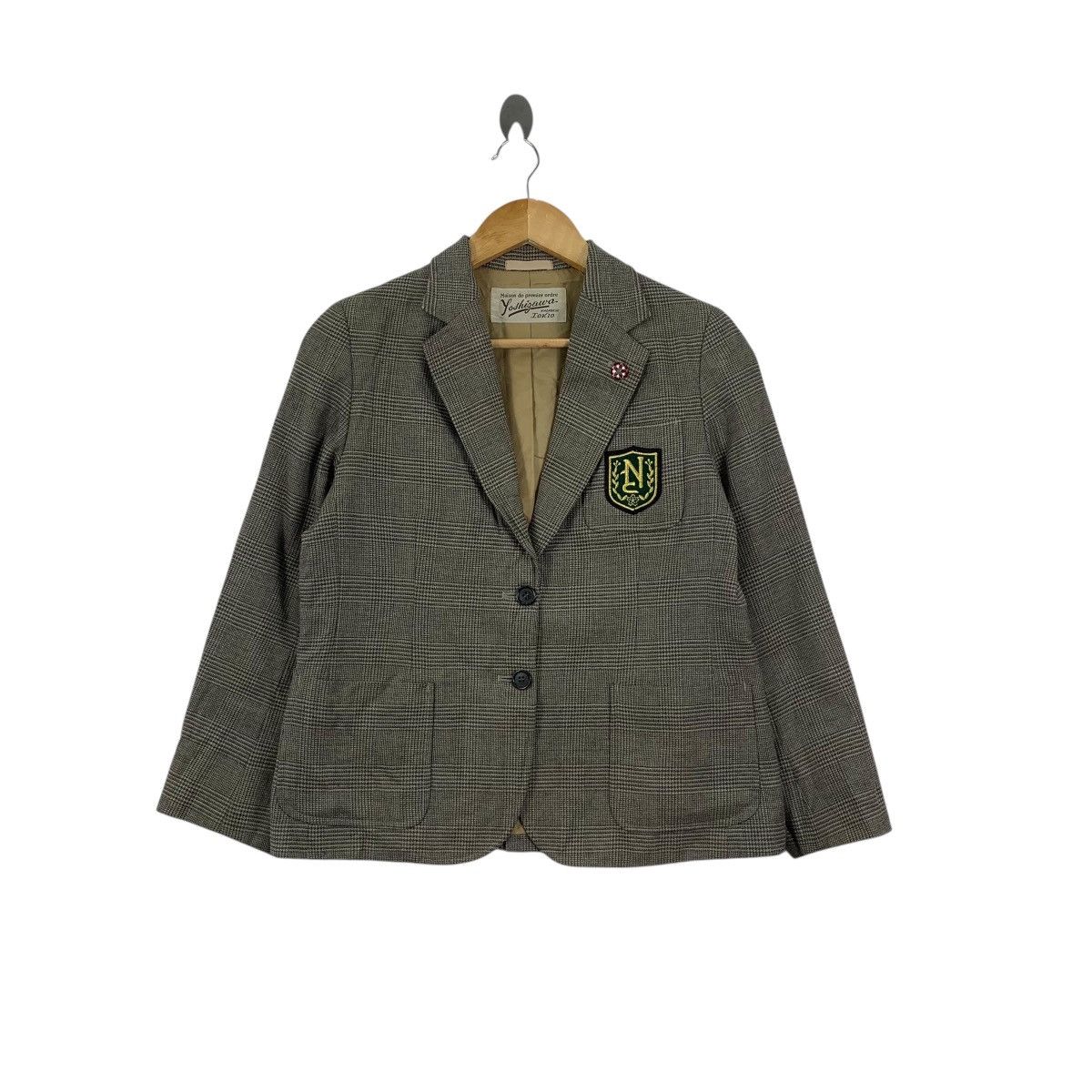 Vintage Vintage YOSHIGAWA NIHONBASHI IOKIO Glen Plaid Pattern Blazer Size S / US 4 / IT 40 - 1 Thumbnail