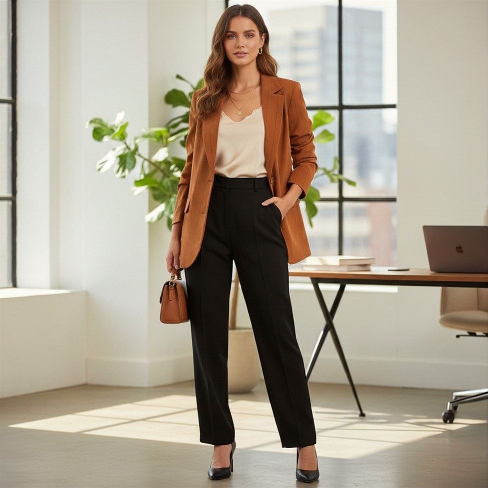 Other Danielle Bernstein Honey Ginger Boyfriend Jacket, L Size L / US 10 / IT 46 - 4 Thumbnail