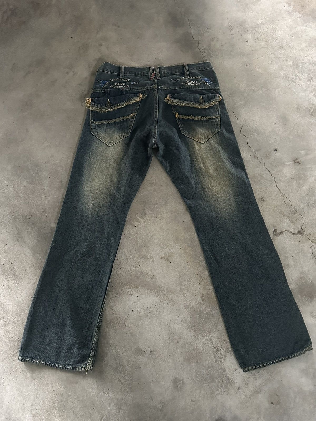 Vintage Vintage piko flare jeans Size US 38 / EU 54 - 2 Thumbnail