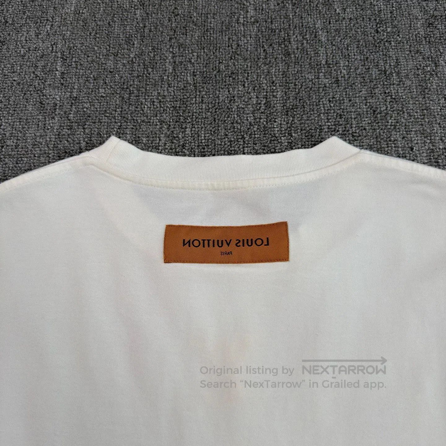Louis Vuitton LV 25 Embossed Chest Logo White T-Shirt. Size US S / EU 44-46 / 1 - 8 Thumbnail