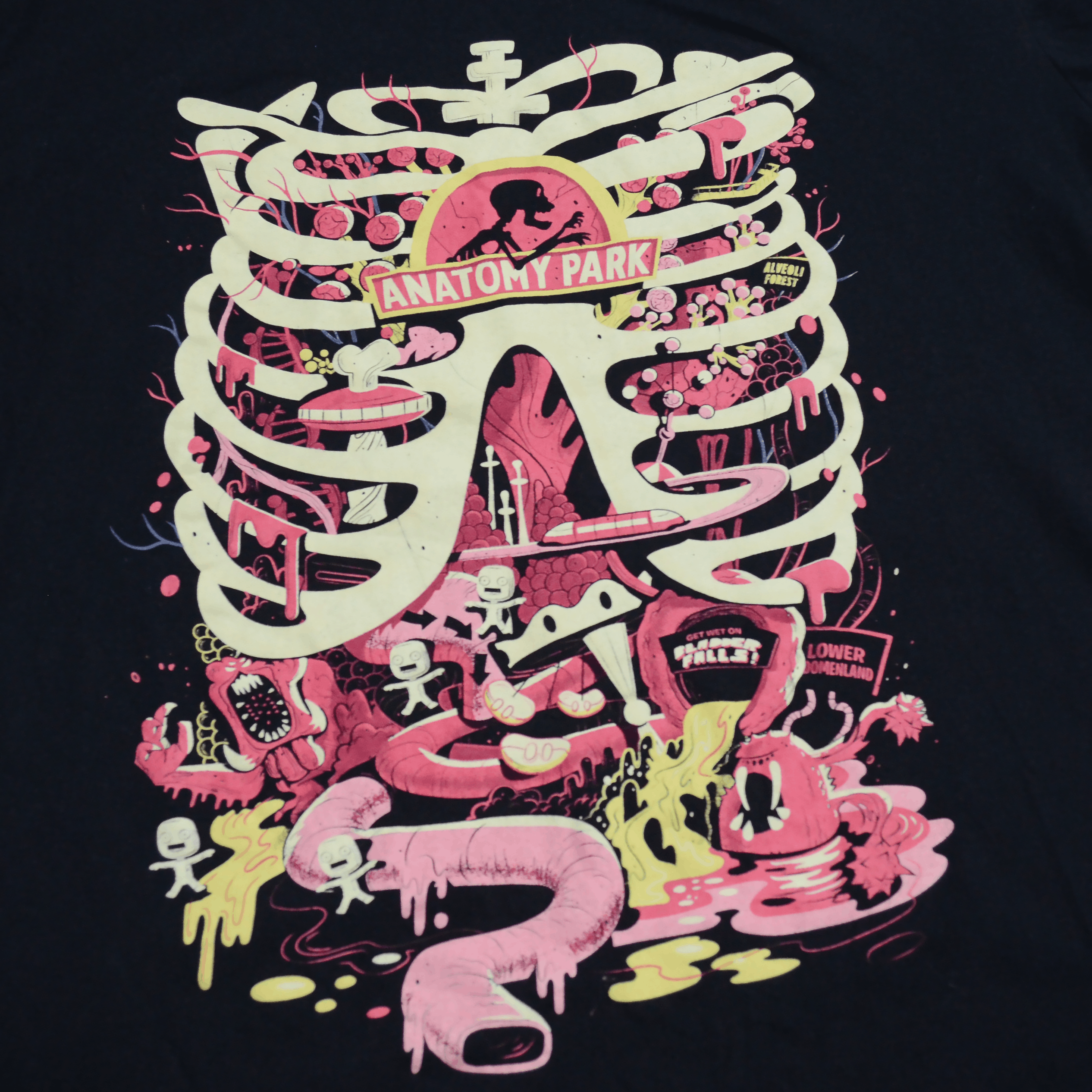 Band Tees Rick & Morty Anatomy Park Men's T-Shirt Official Merchandise Size US L / EU 52-54 / 3 - 4 Thumbnail