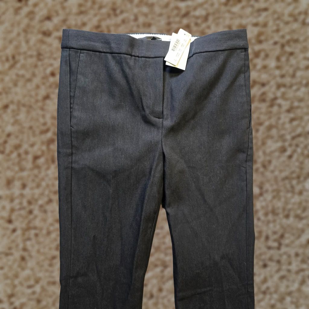 J.Crew J.CREW Pants Womens 2 Black Taper Skinny Stretch Regular Regular Pants Office Career Vintage: No Size 26" / US 2 / IT 38 - 1 Thumbnail