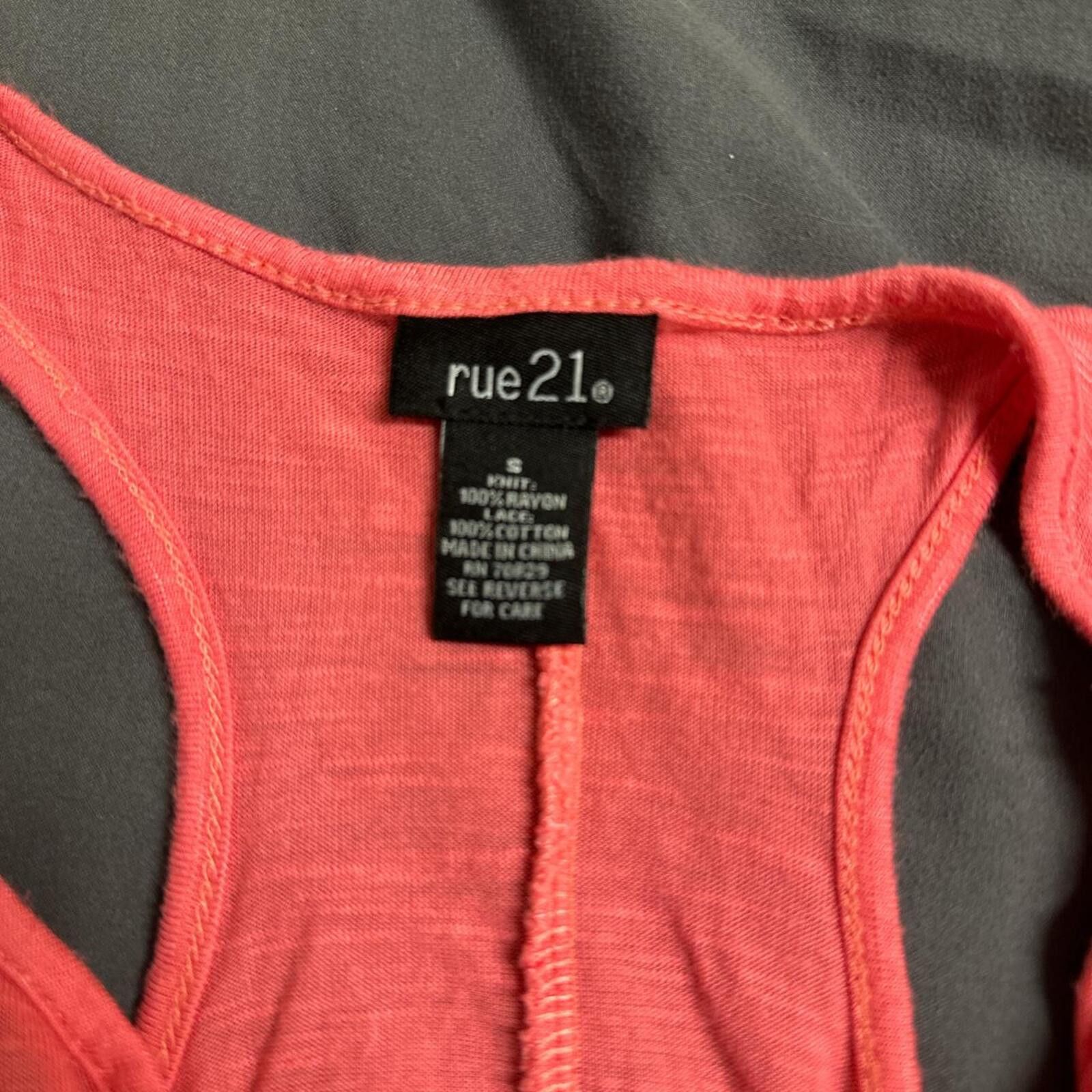 rue21 Rue 21 Women's Pink and Red Vests-tanks-cami Size S / US 4 / IT 40 - 3 Thumbnail