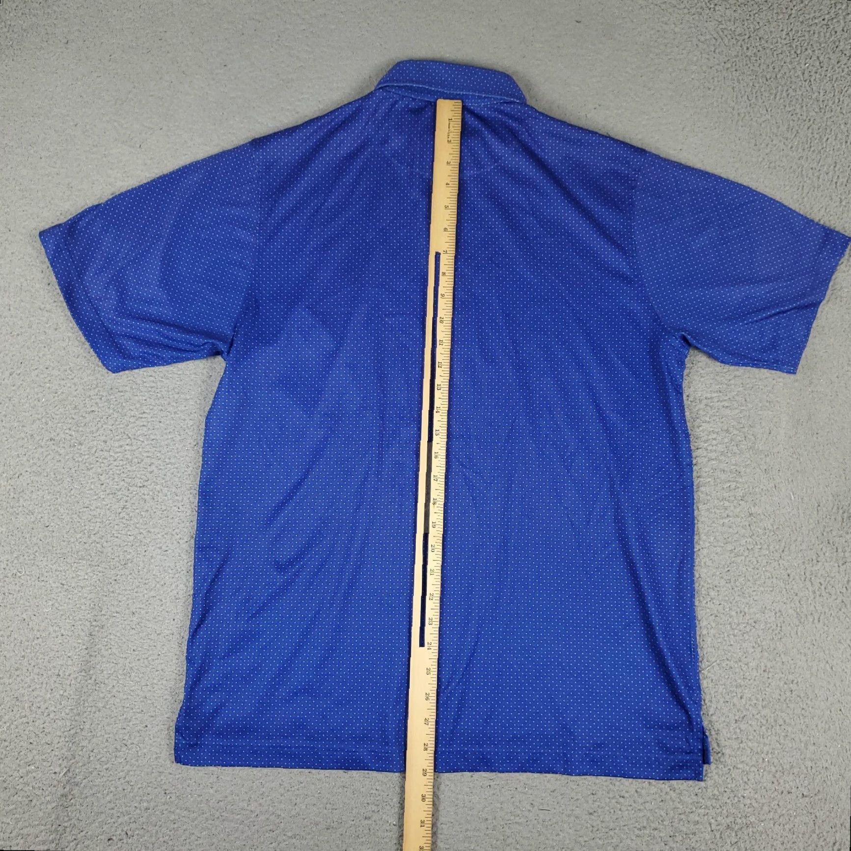 Vintage Donald Ross Polo Shirt Mens Size Small Blue Micro Dot Golf Short Sleeve Size US S / EU 44-46 / 1 - 4 Thumbnail