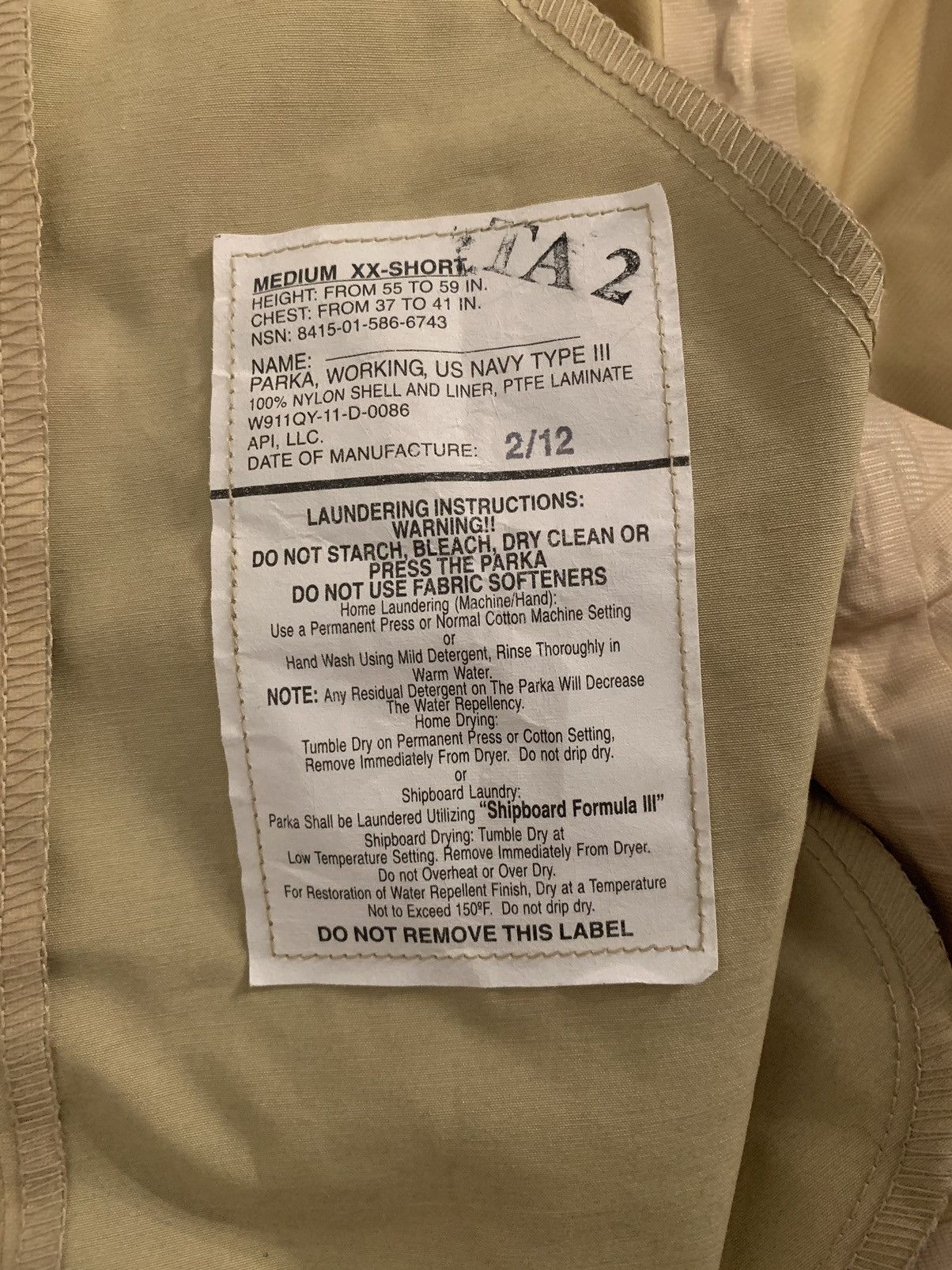Other Official Military Navy Parka Size US M / EU 48-50 / 2 - 4 Thumbnail